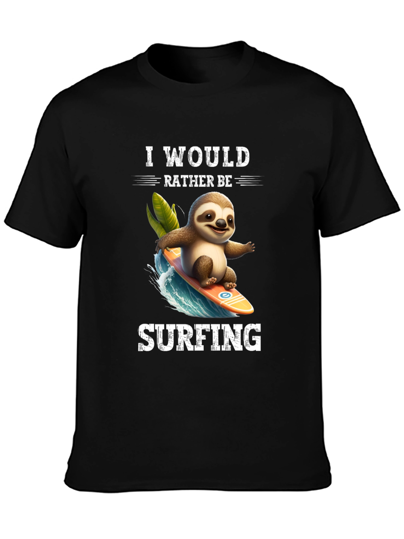 Sloth Surfing T-Shirt