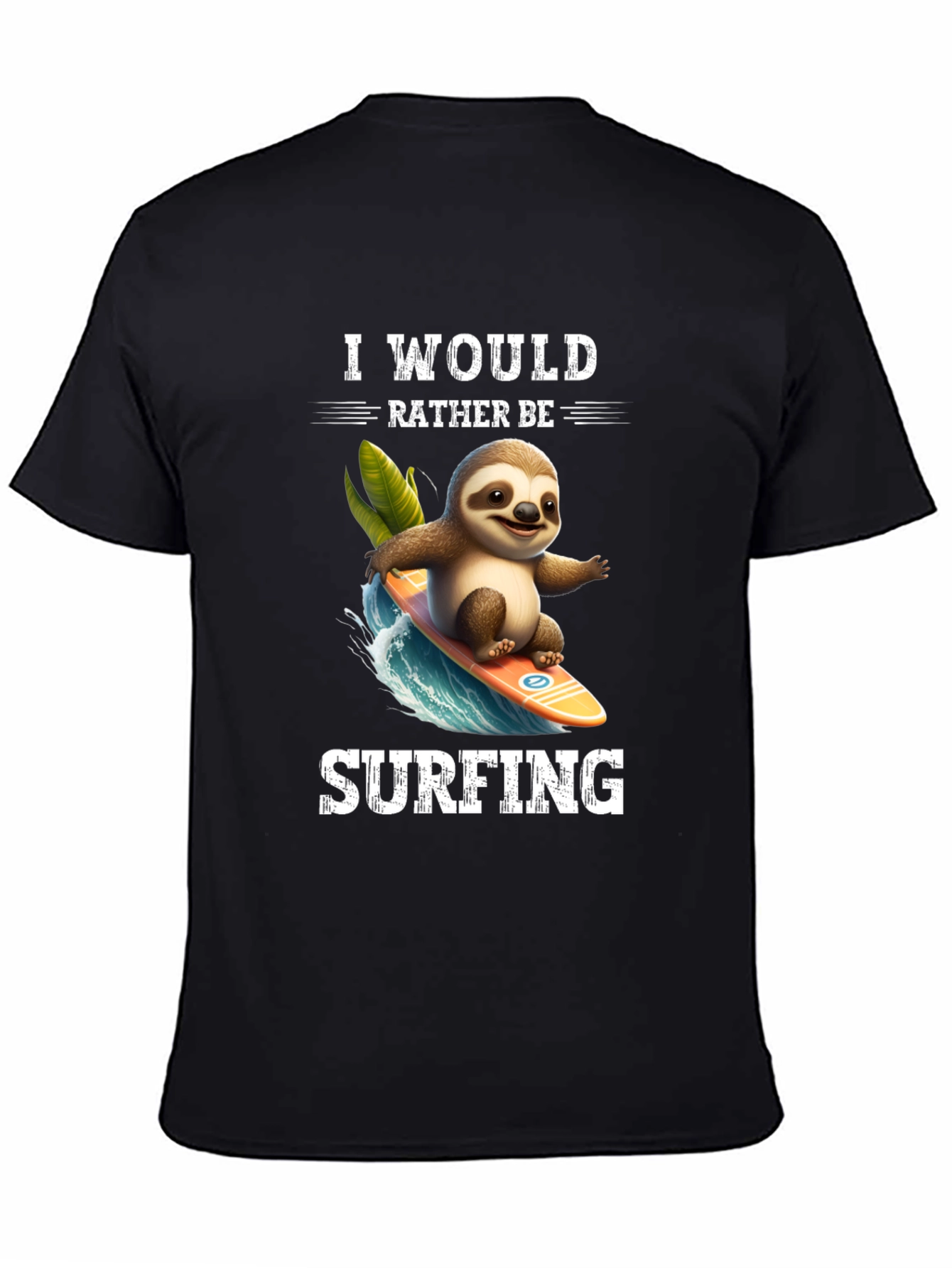 Sloth Surfing T-Shirt