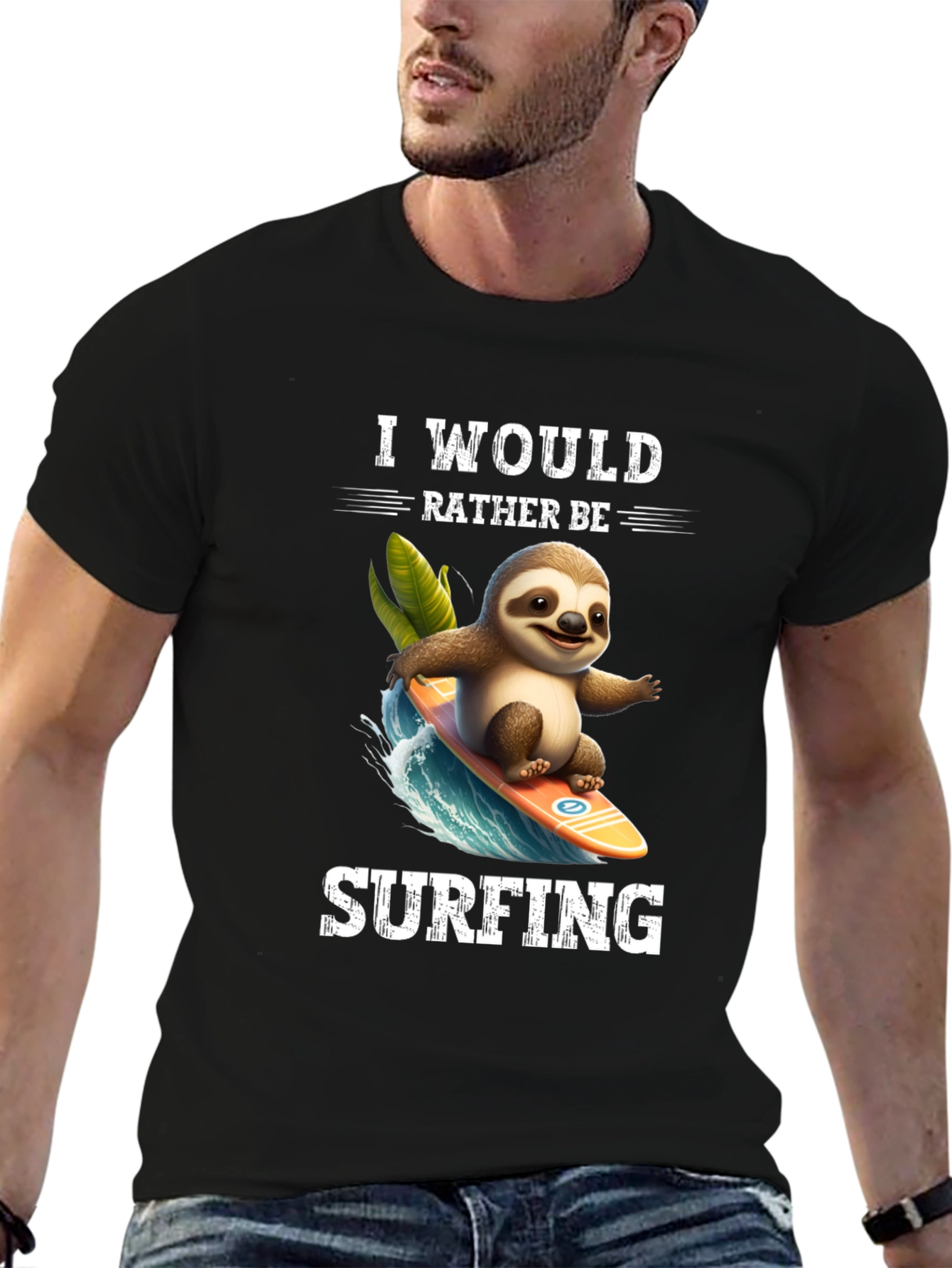Sloth Surfing T-Shirt