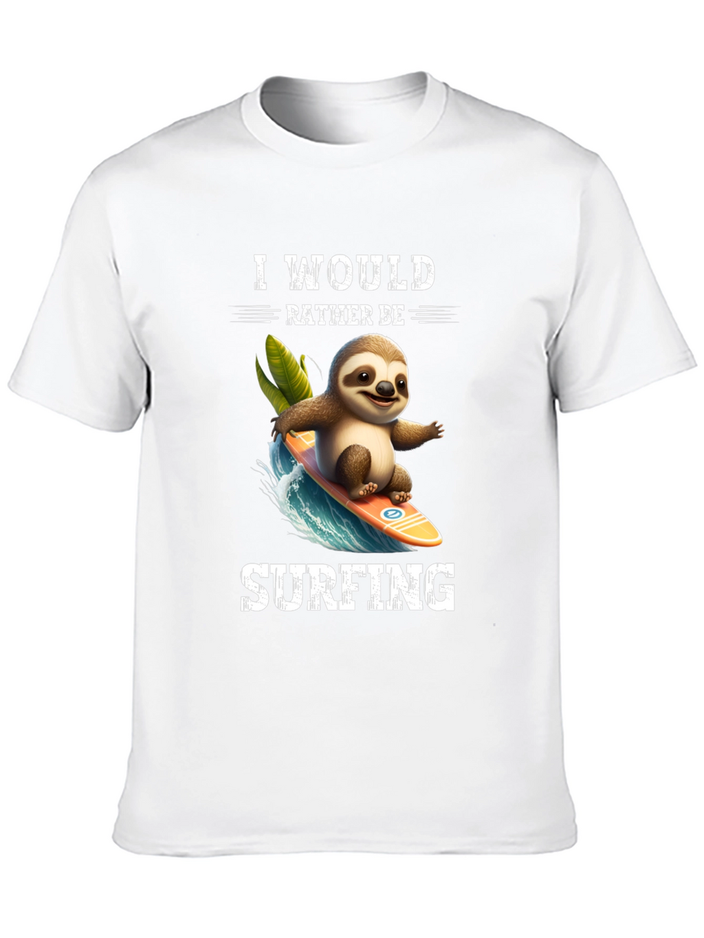 Sloth Surfing T-Shirt