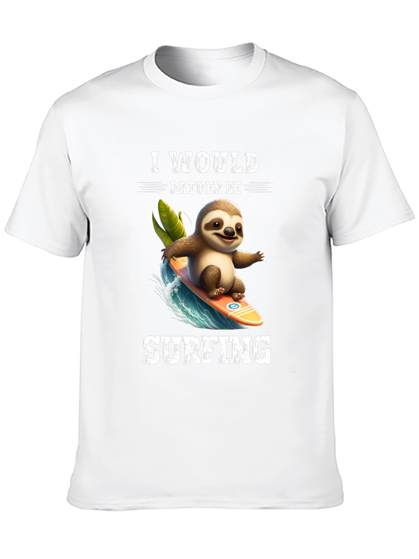 Sloth Surfing T-Shirt