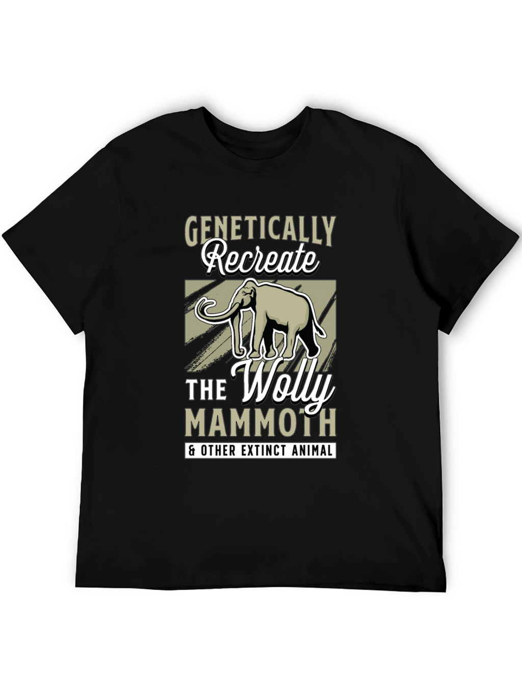 Genetically Recreate Woolly Mammoth Tee