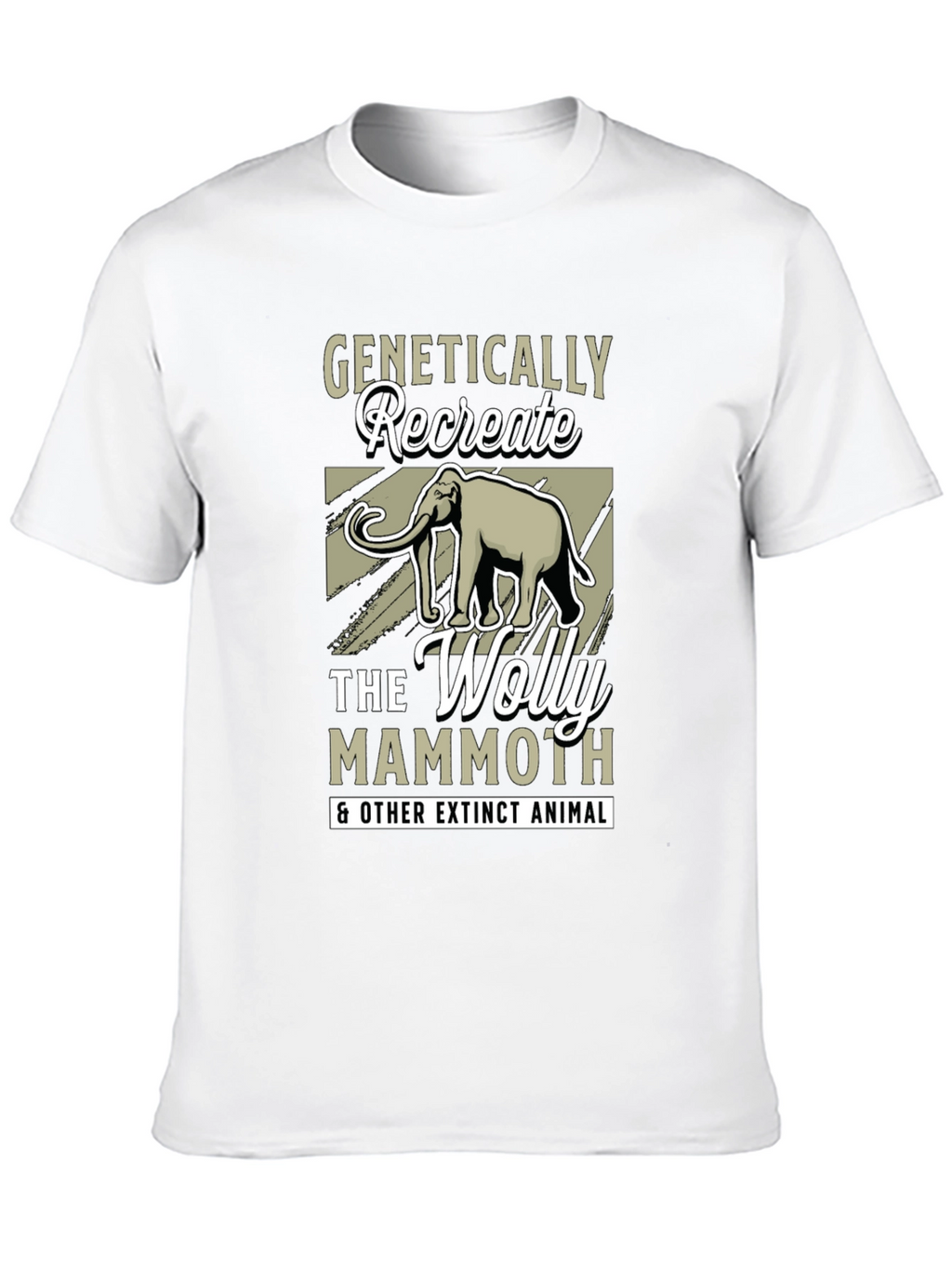 Genetically Recreate Woolly Mammoth Tee