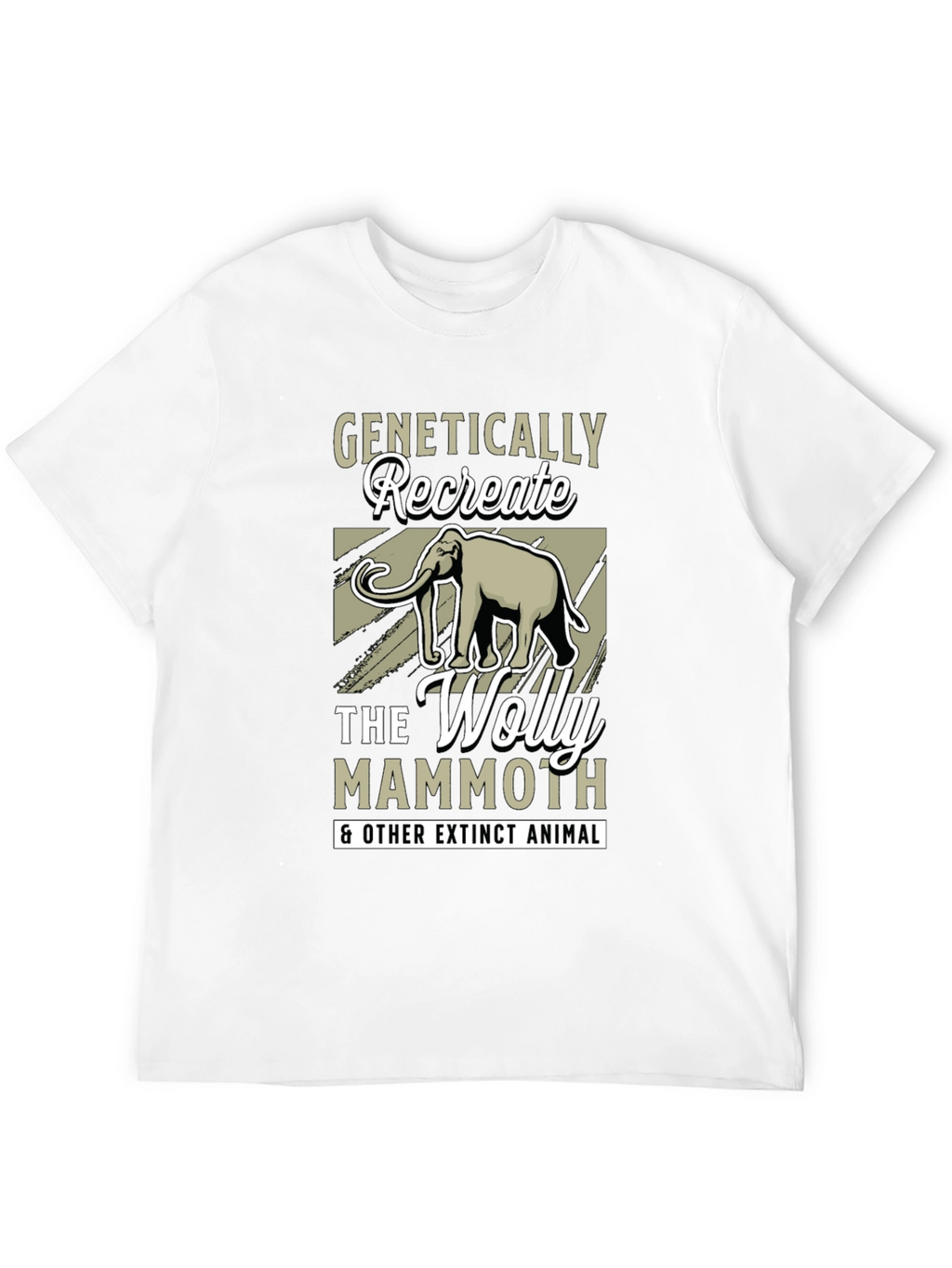 Genetically Recreate Woolly Mammoth Tee