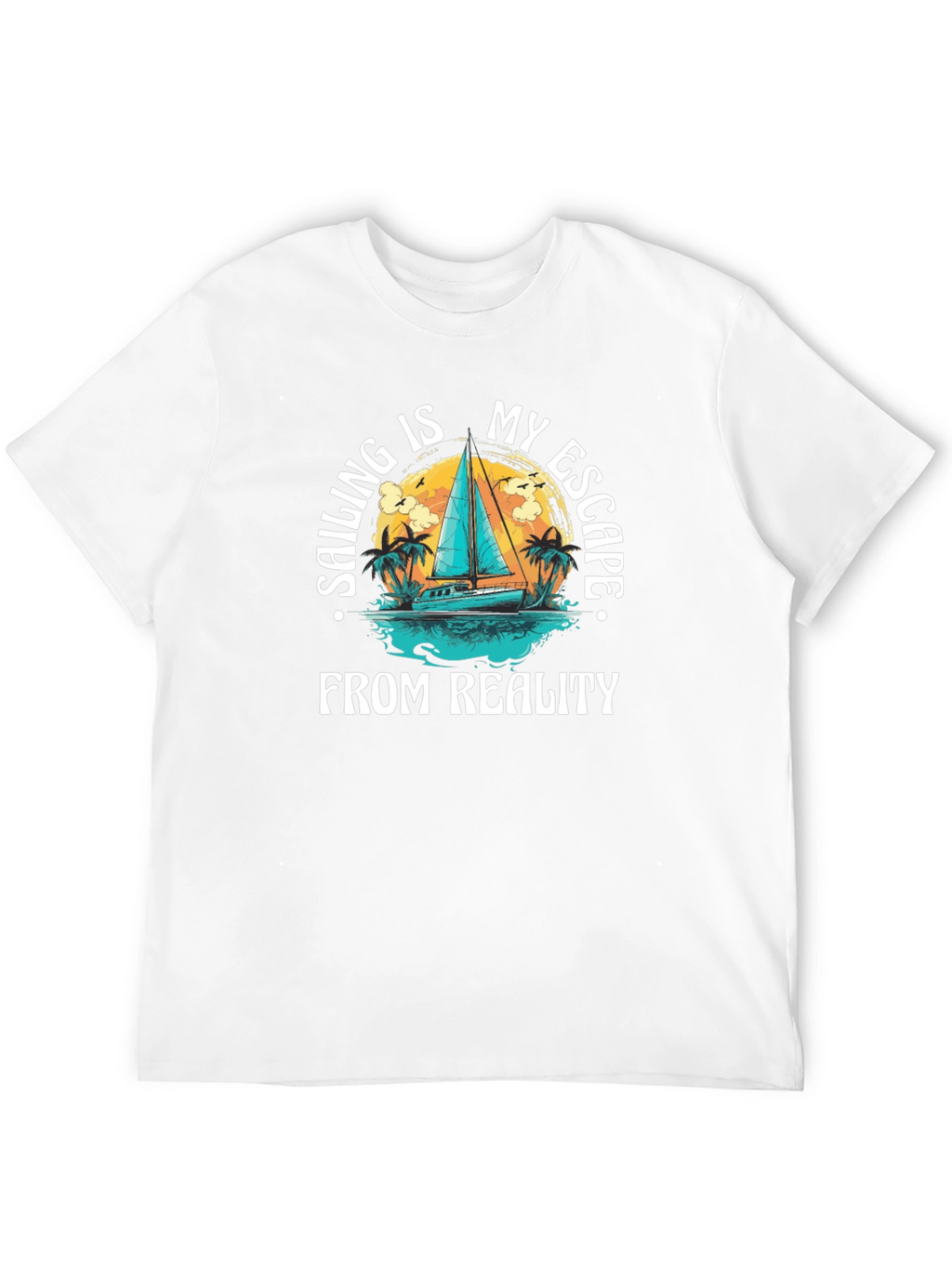 Sailing Escape Graphic T-Shirt