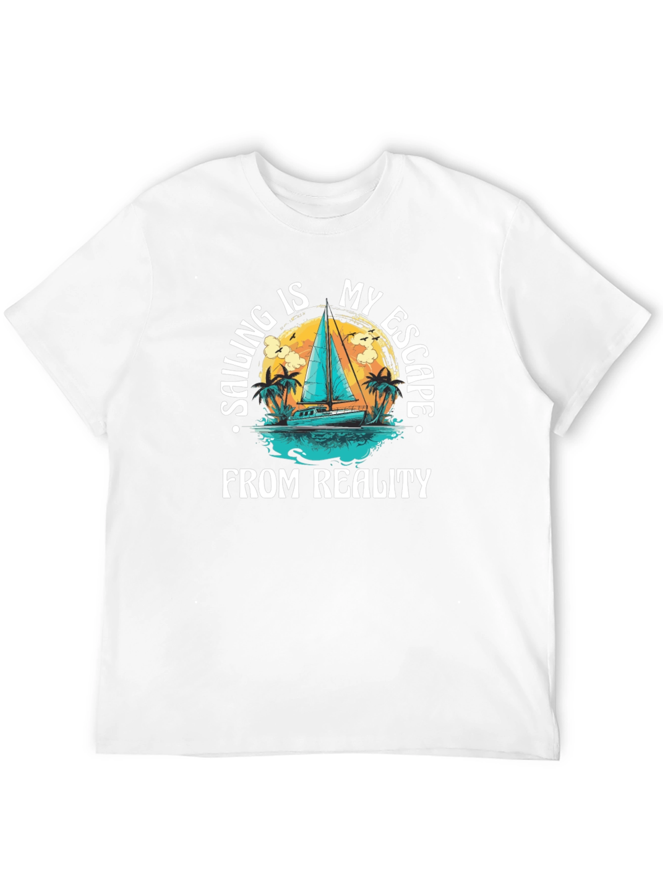 Sailing Escape Graphic T-Shirt