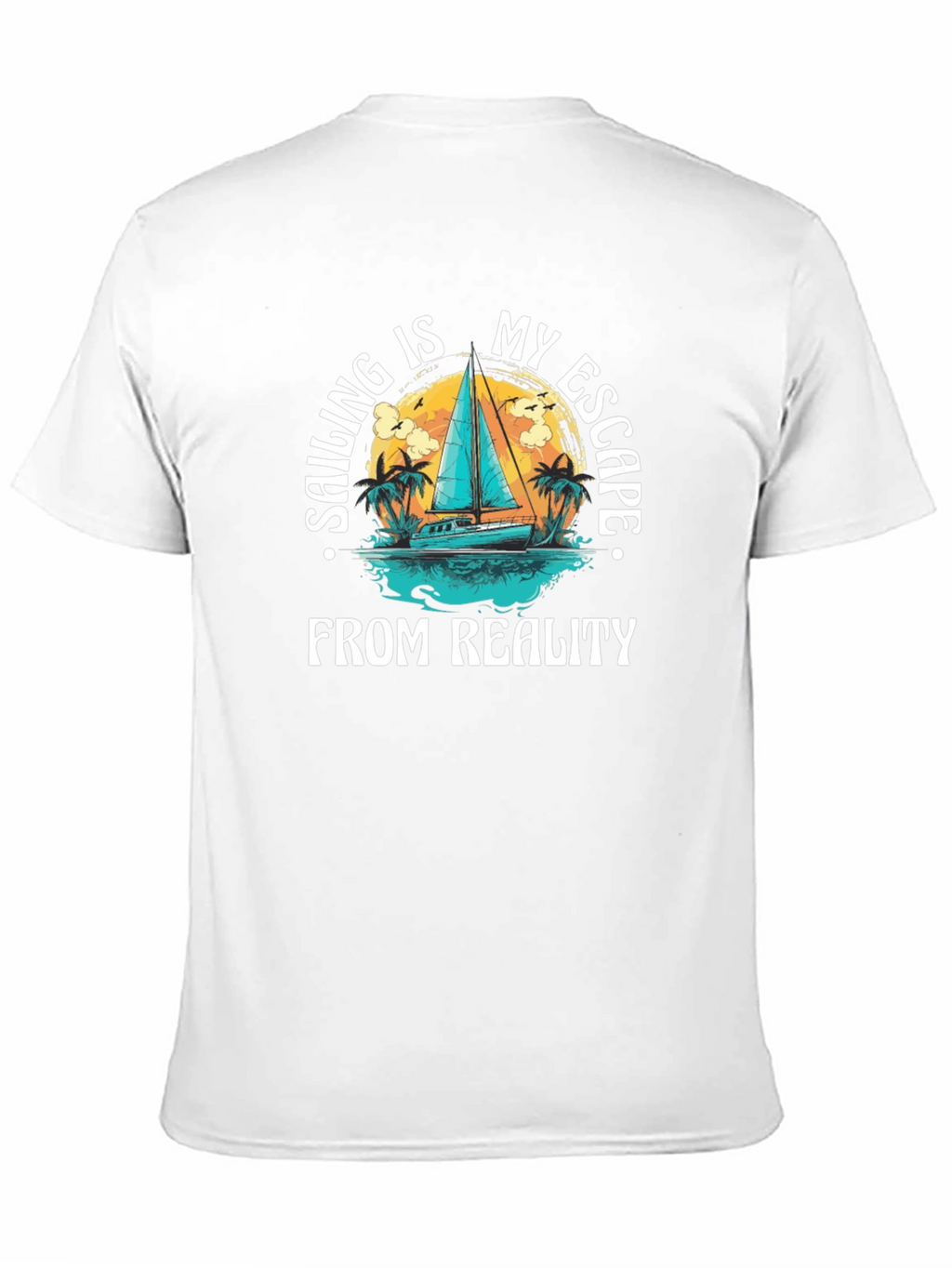 Sailing Escape Graphic T-Shirt