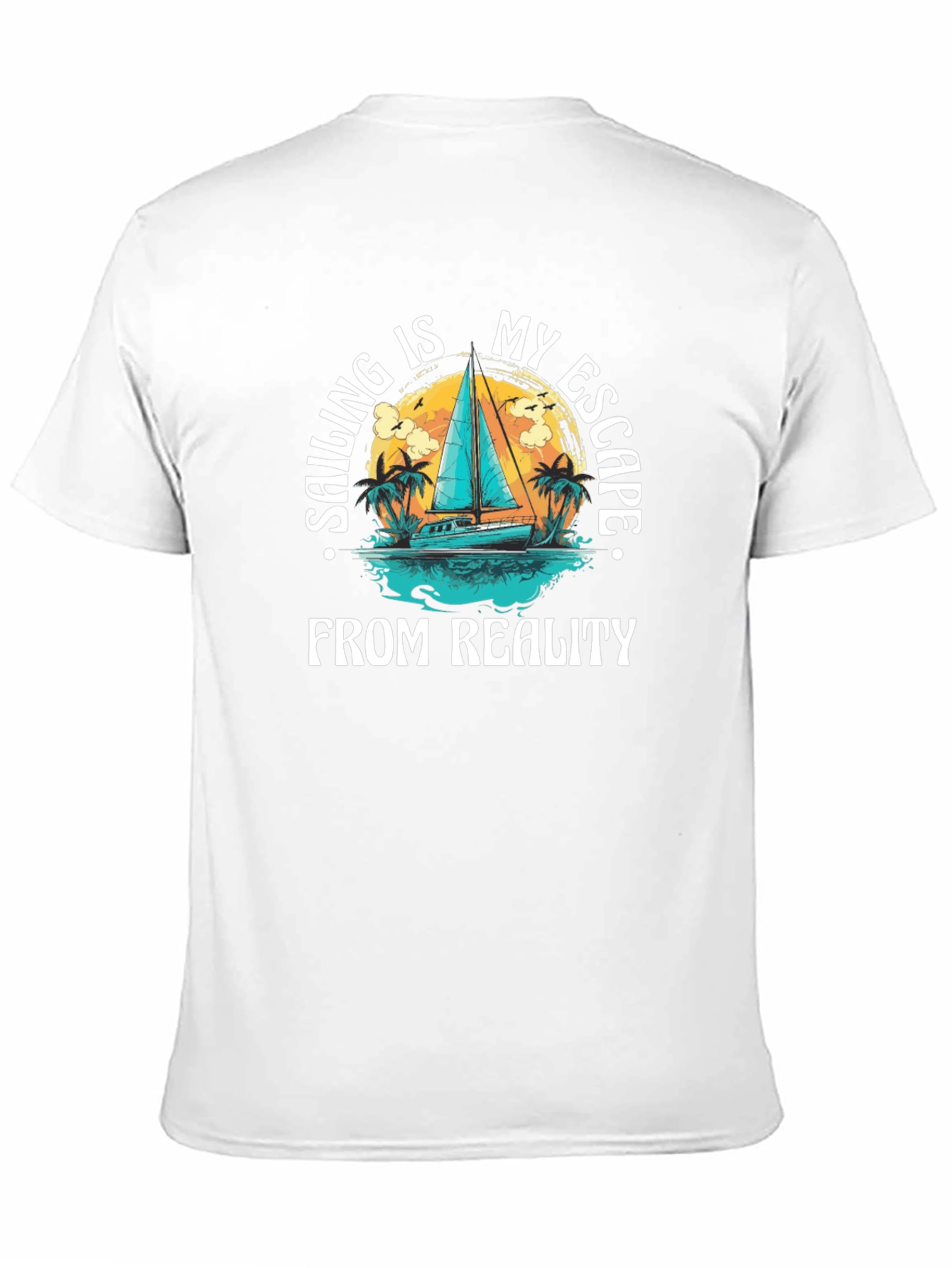Sailing Escape Graphic T-Shirt