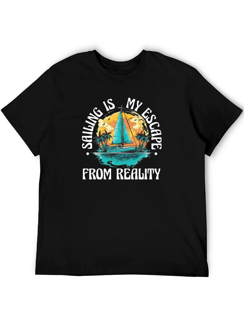 Sailing Escape Graphic T-Shirt