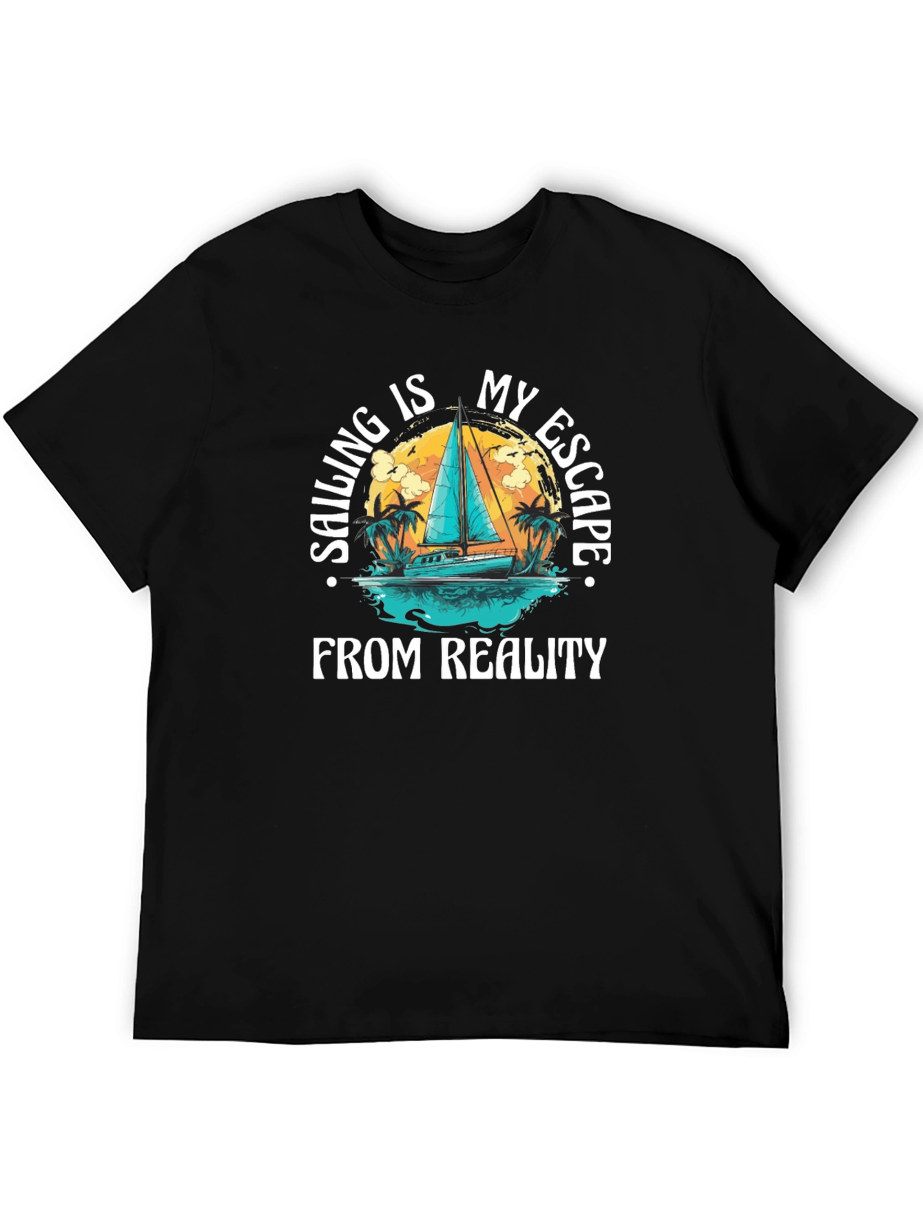 Sailing Escape Graphic T-Shirt