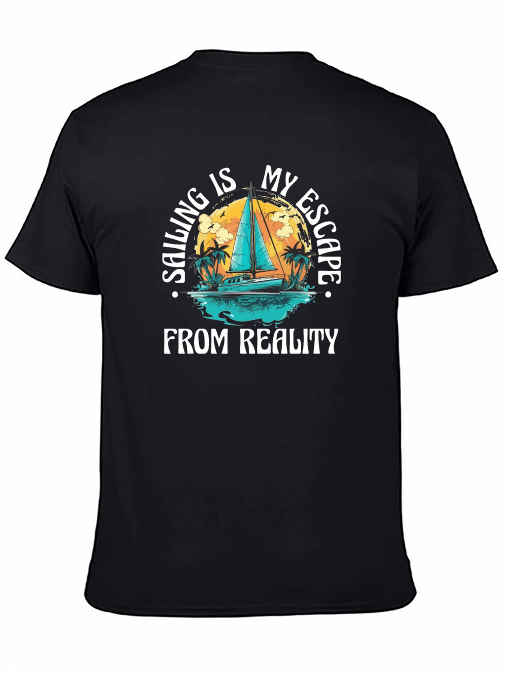 Sailing Escape Graphic T-Shirt