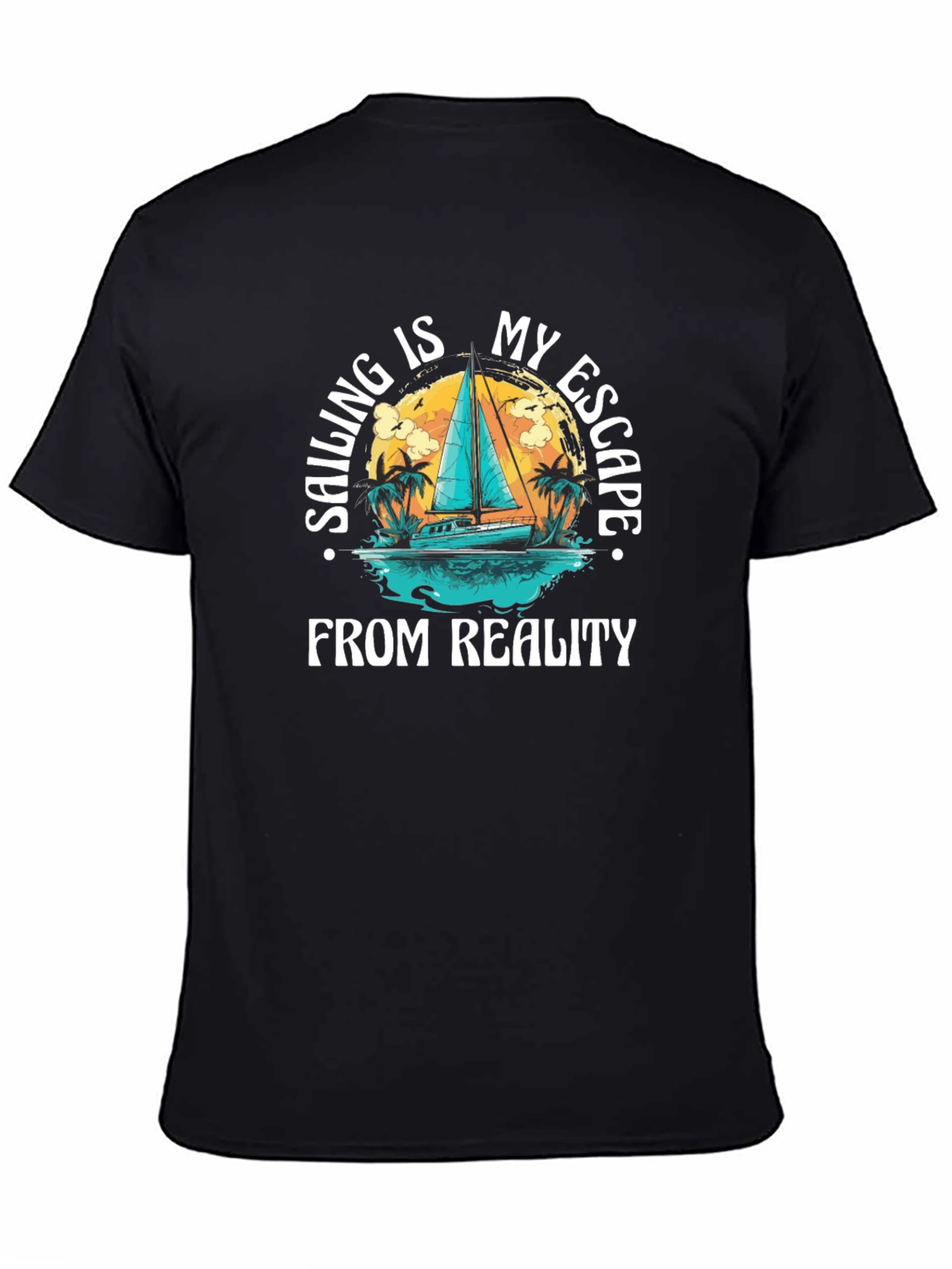 Sailing Escape Graphic T-Shirt