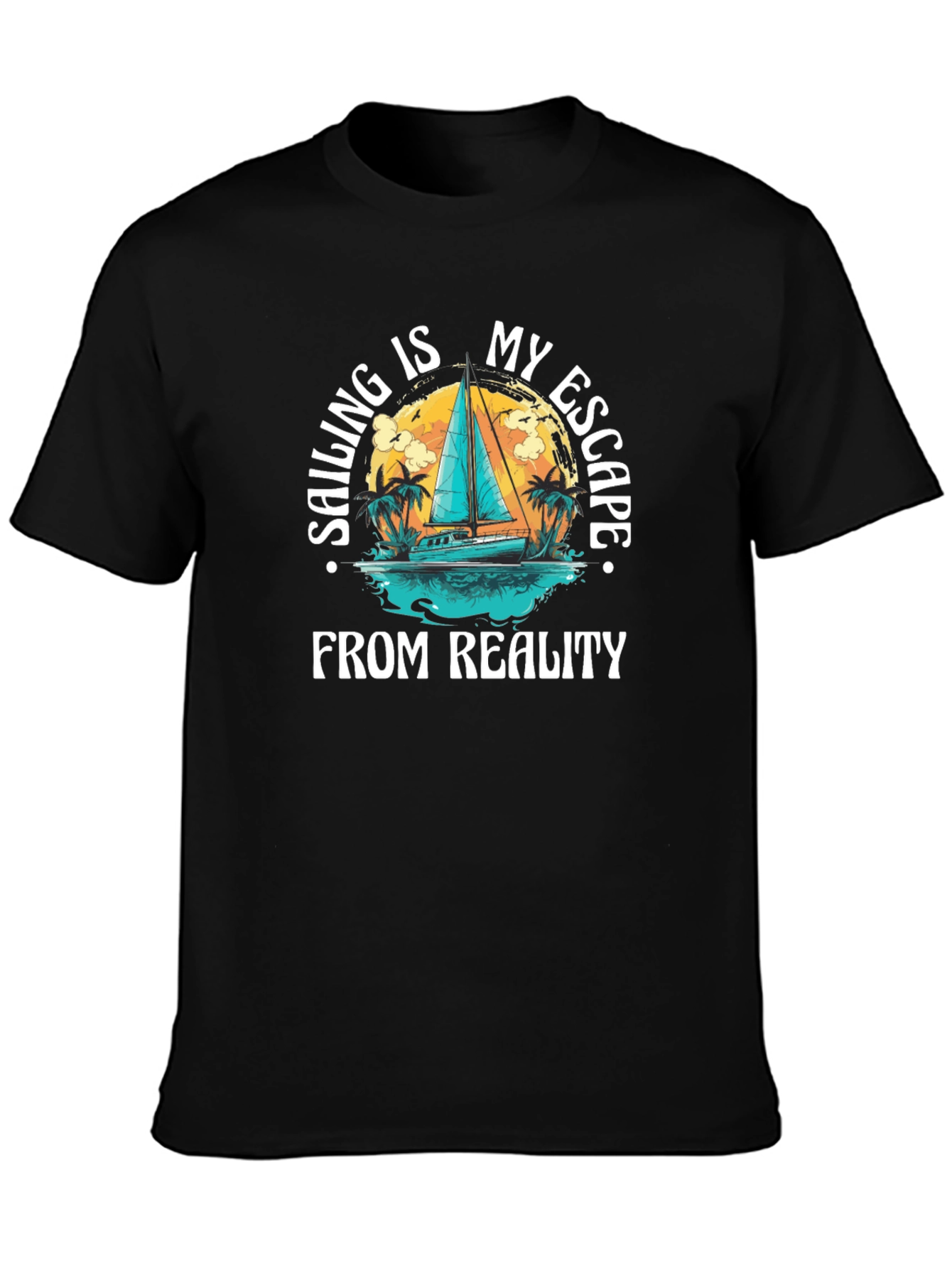 Sailing Escape Graphic T-Shirt