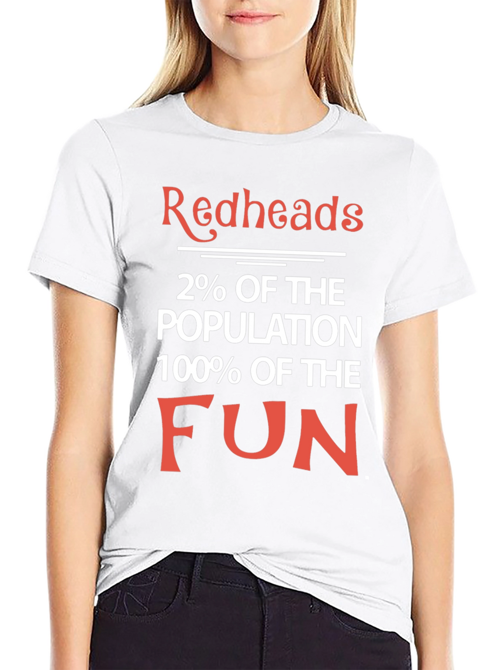 Redheads 2% of the Population T-Shirt