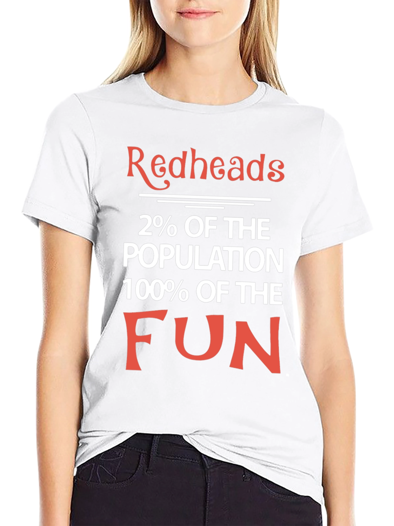 Redheads 2% of the Population T-Shirt