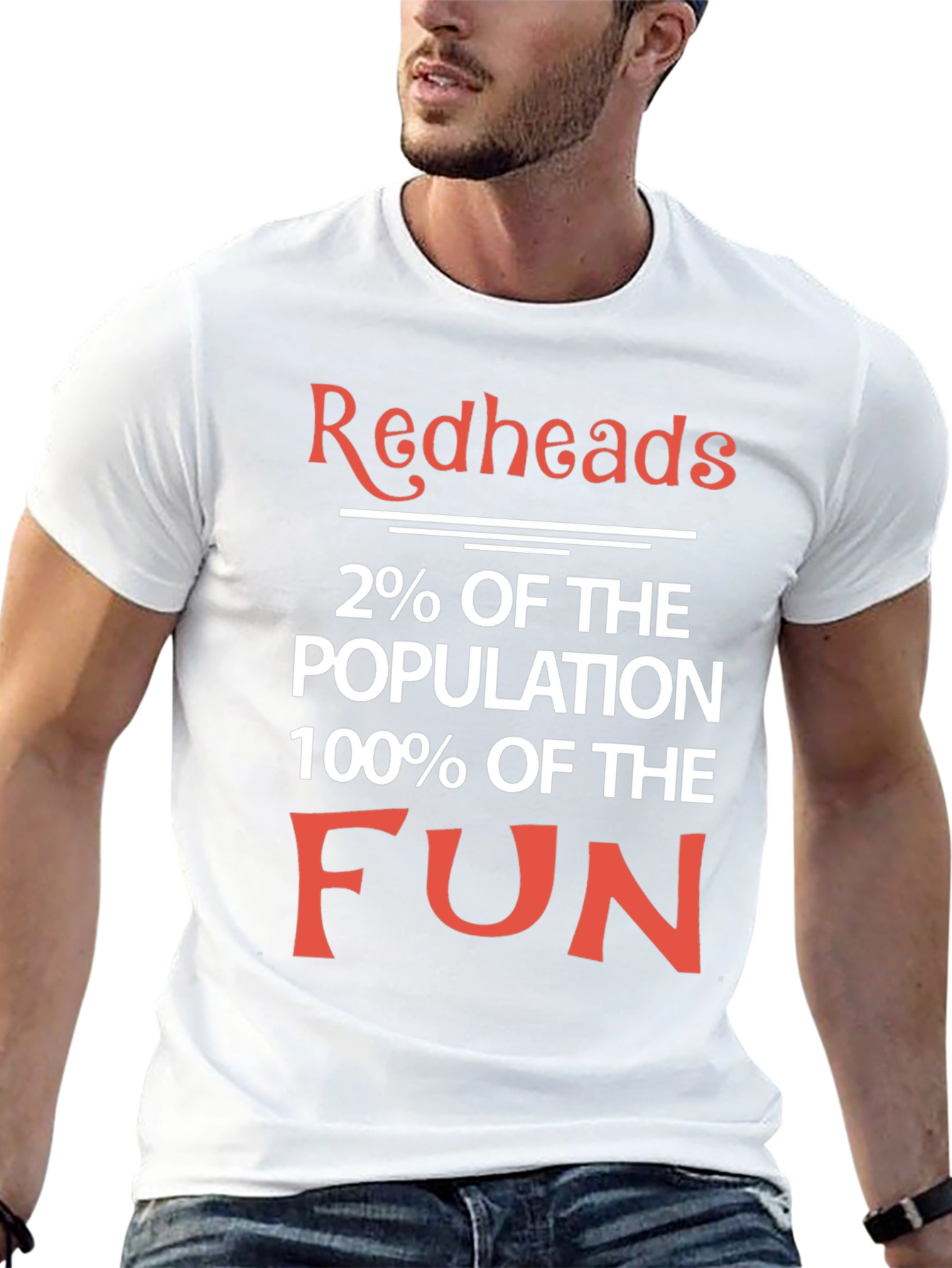 Redheads 2% of the Population T-Shirt