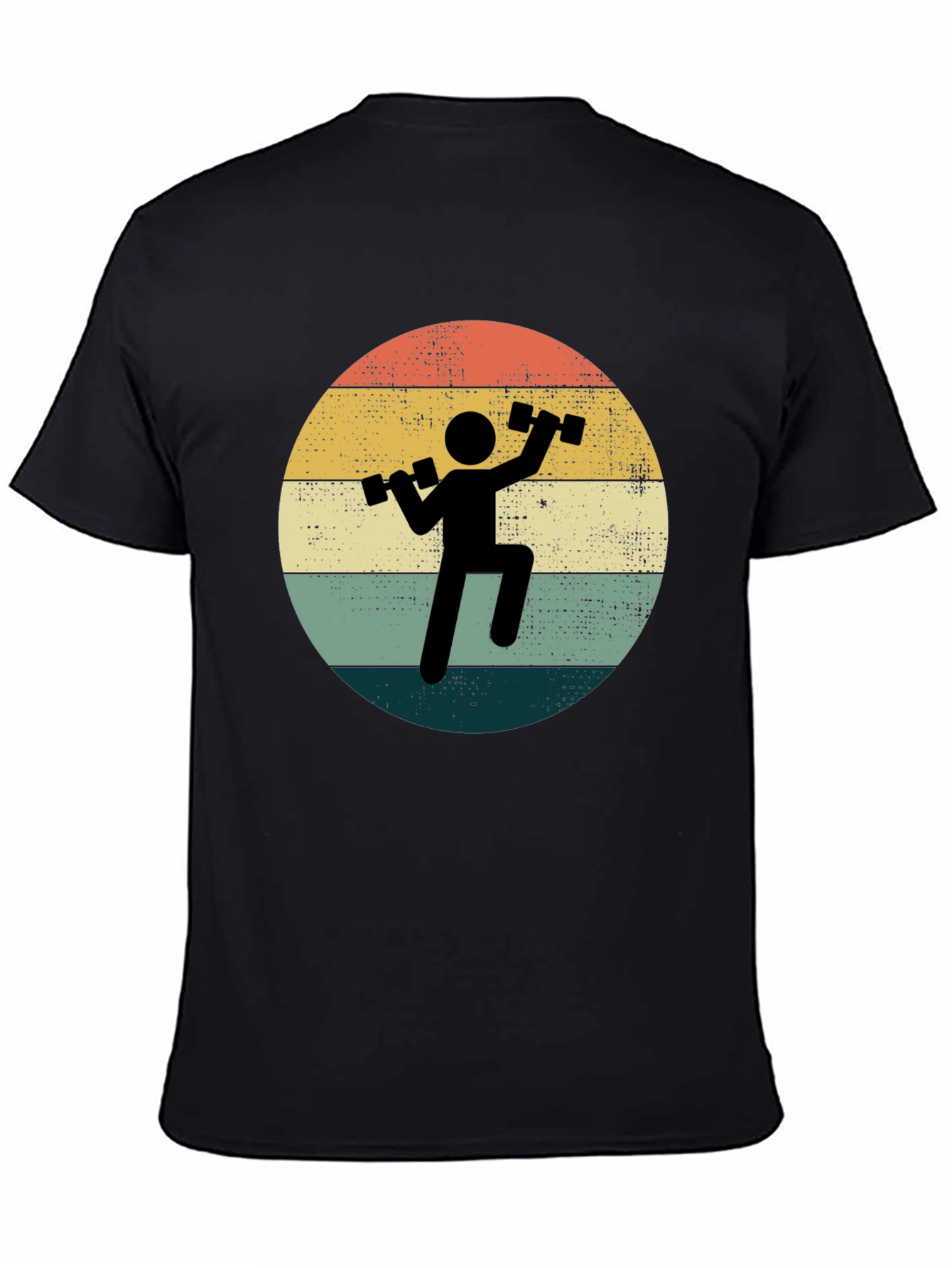 Retro Gym T-Shirt - Weightlifting Design