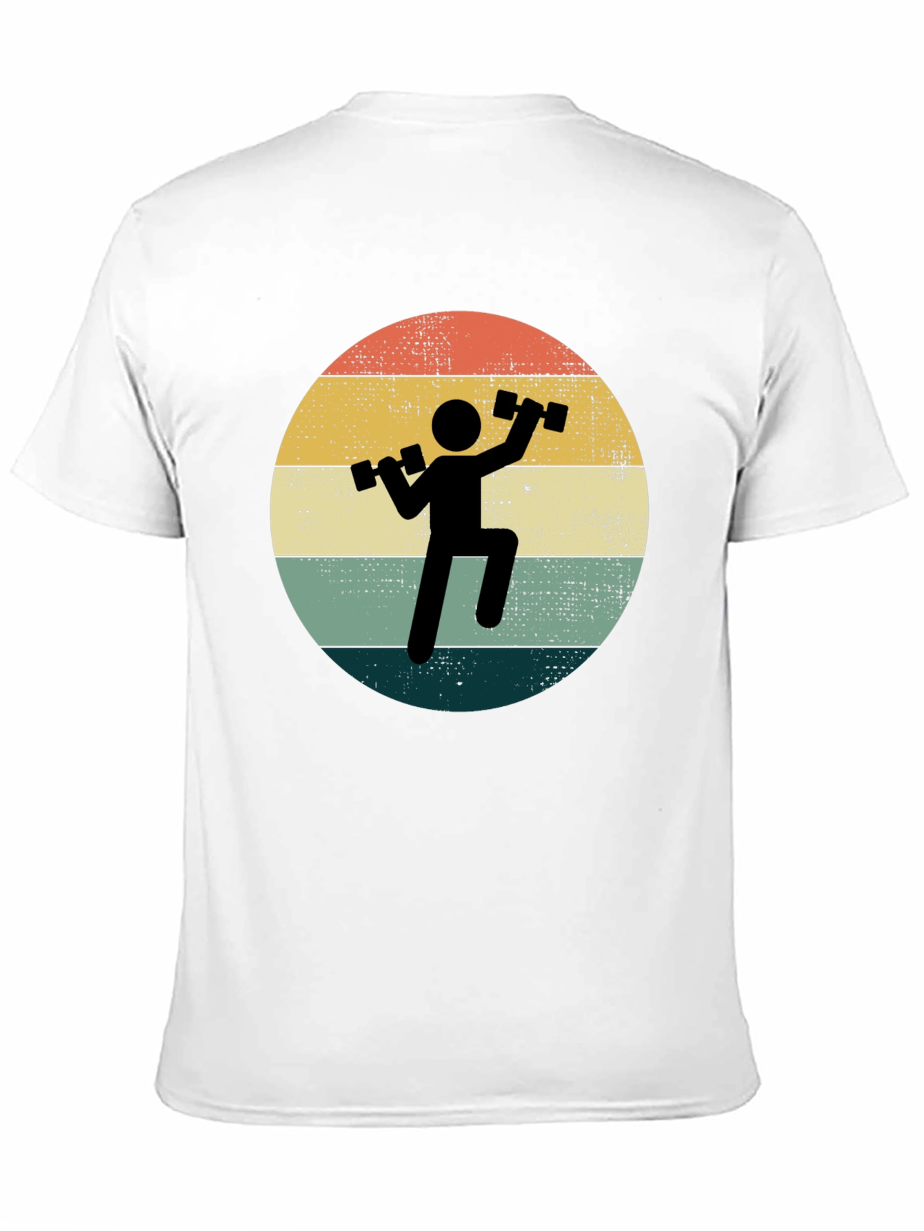 Retro Gym T-Shirt - Weightlifting Design