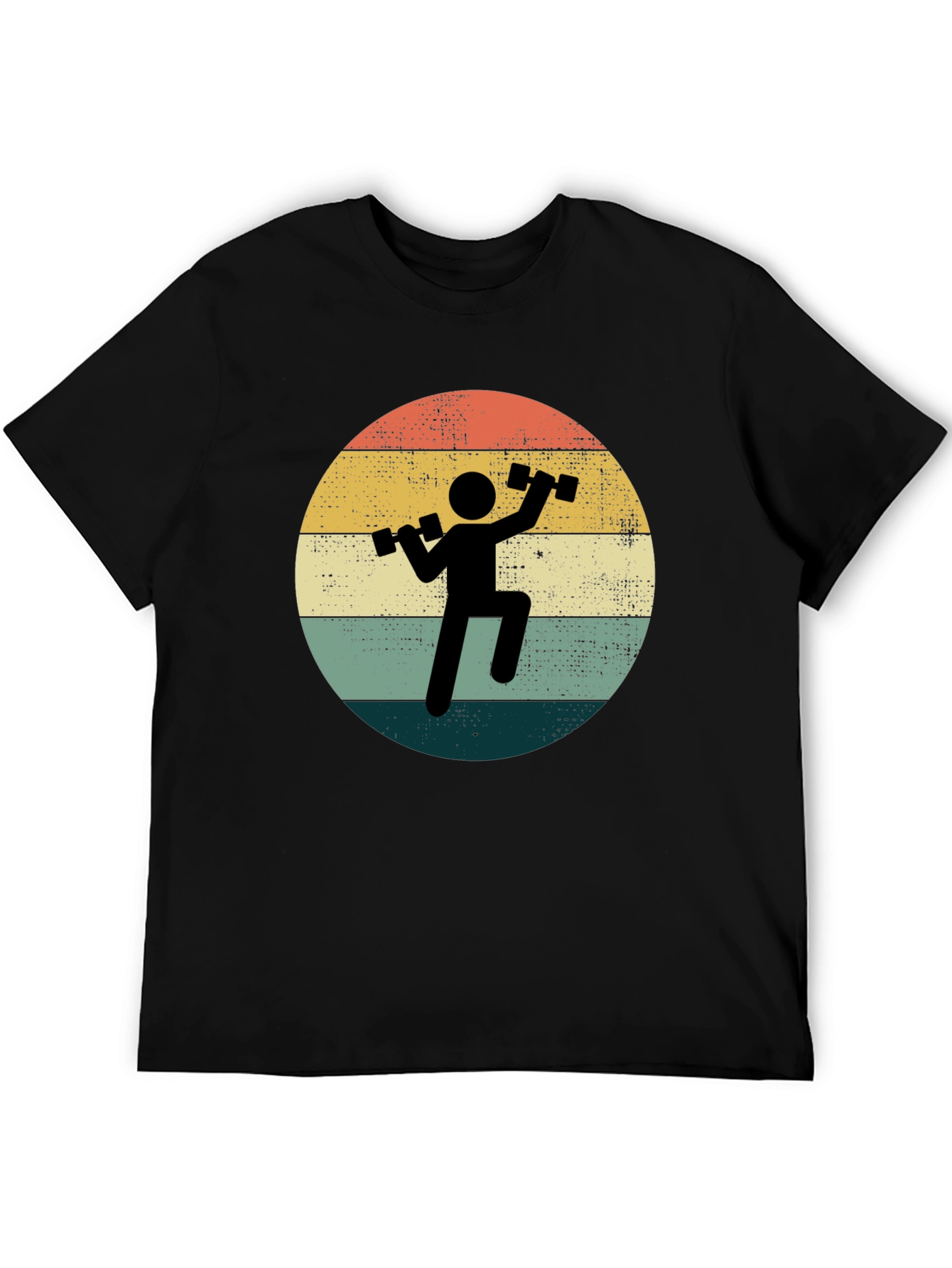Retro Gym T-Shirt - Weightlifting Design