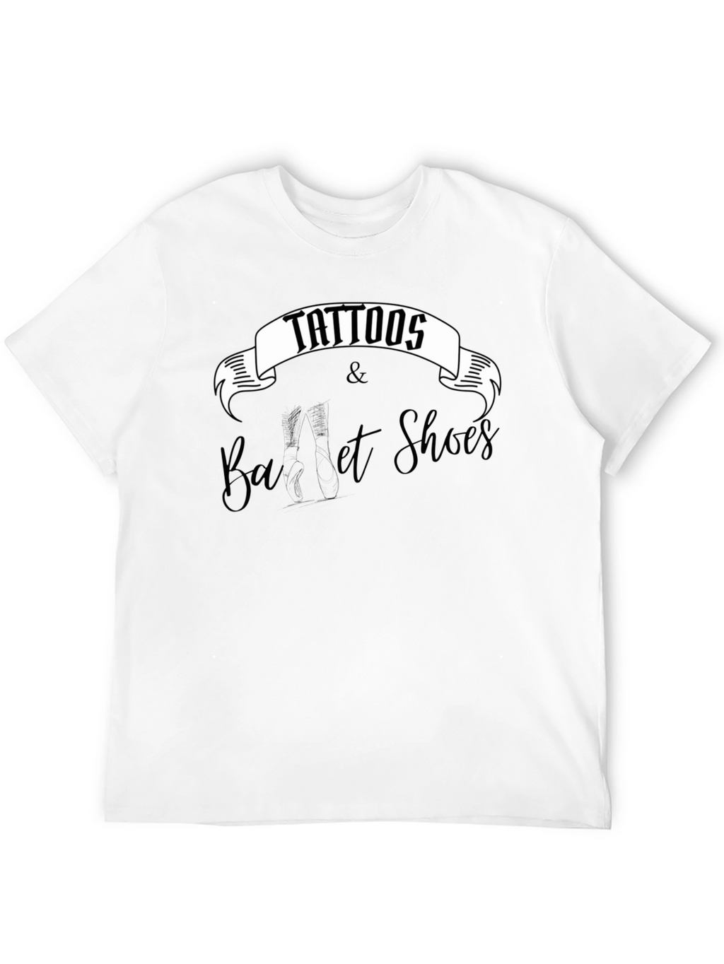 Tattoos & Ballet Shoes Graphic Tee