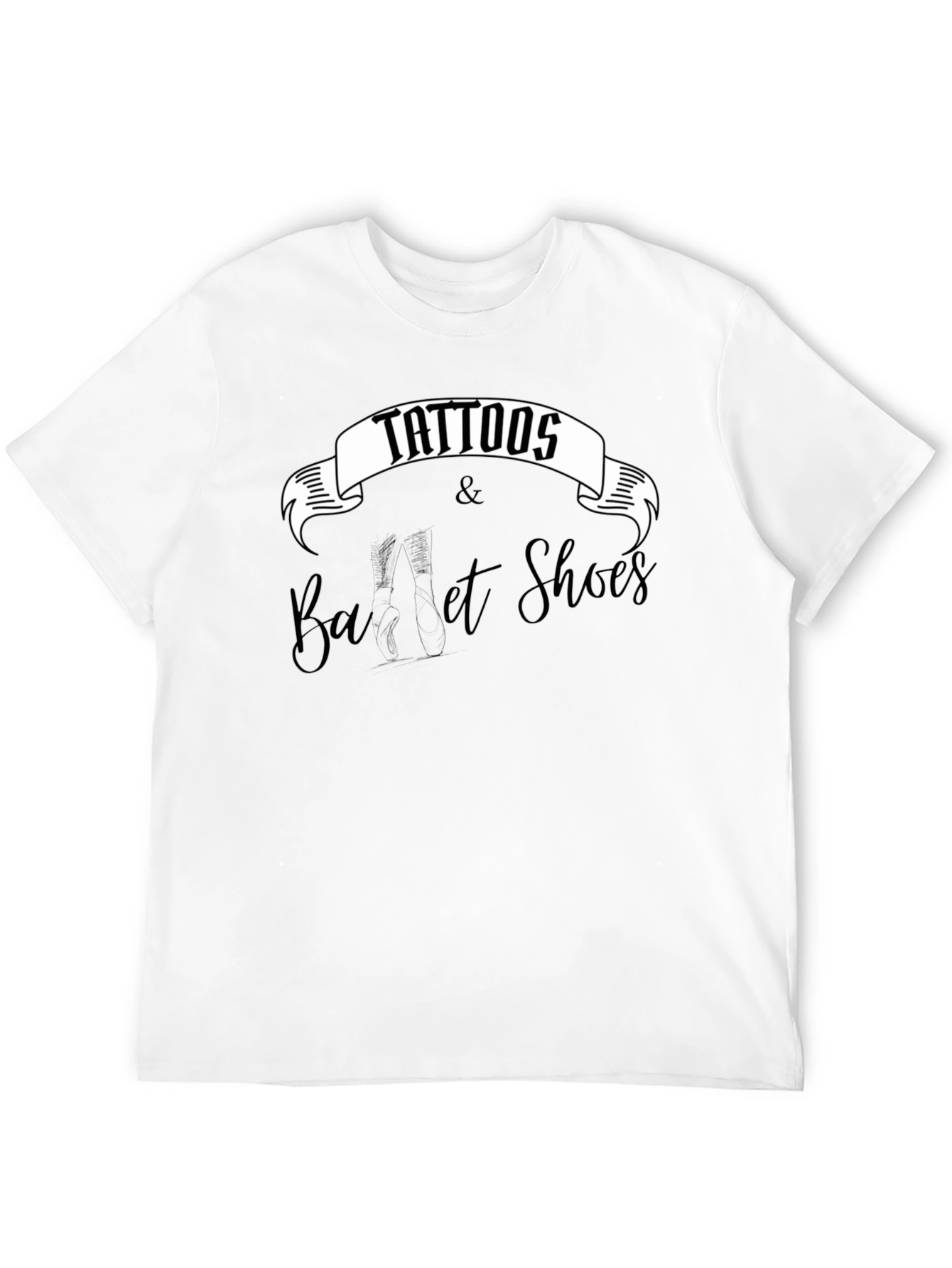 Tattoos & Ballet Shoes Graphic Tee