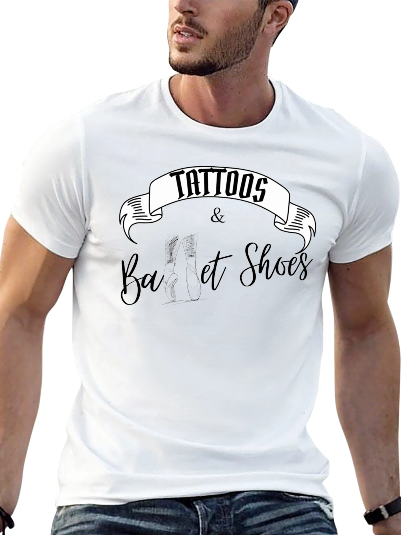 Tattoos & Ballet Shoes Graphic Tee