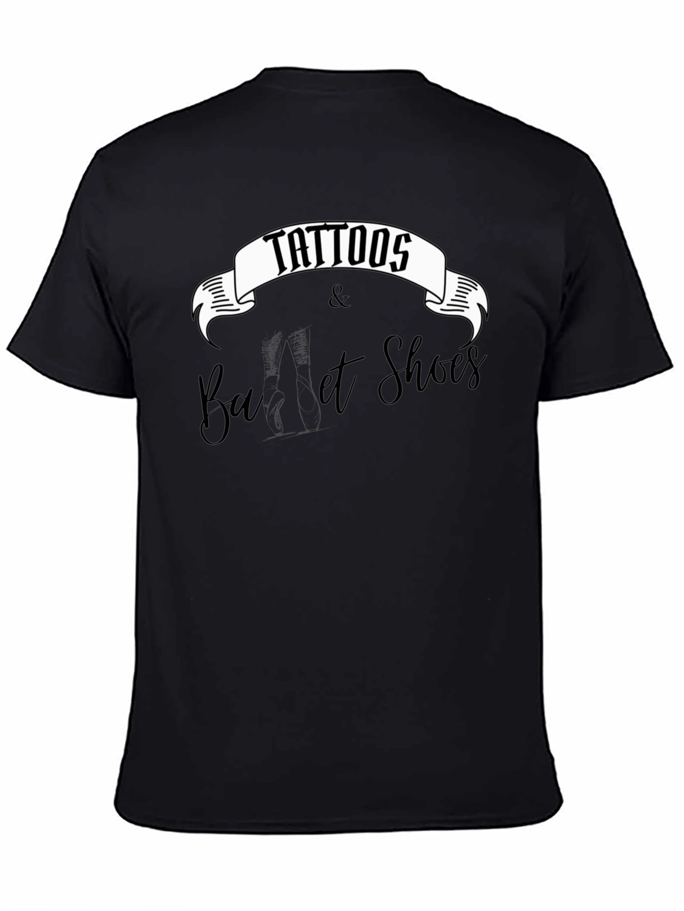Tattoos & Ballet Shoes Graphic Tee