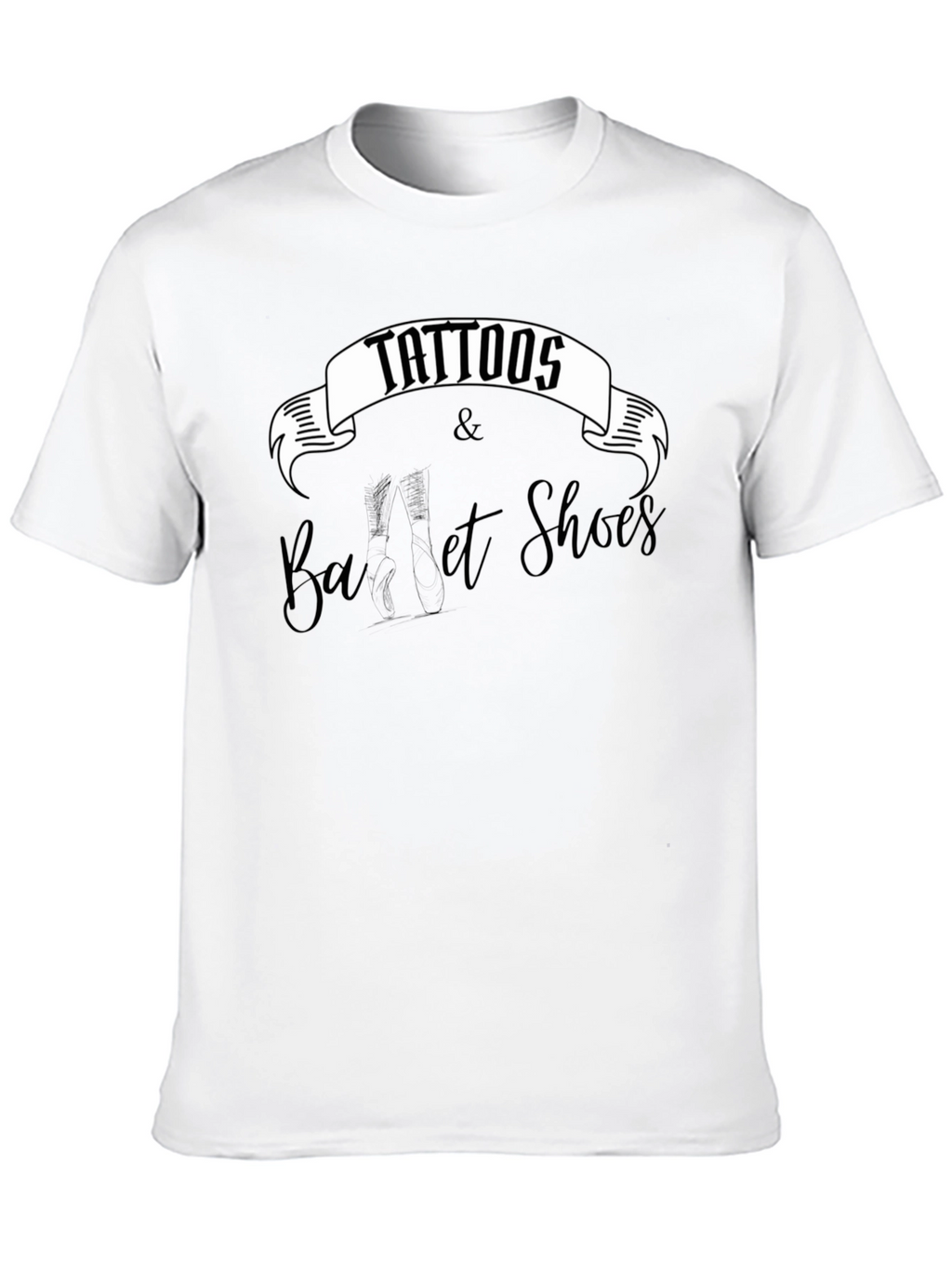 Tattoos & Ballet Shoes Graphic Tee