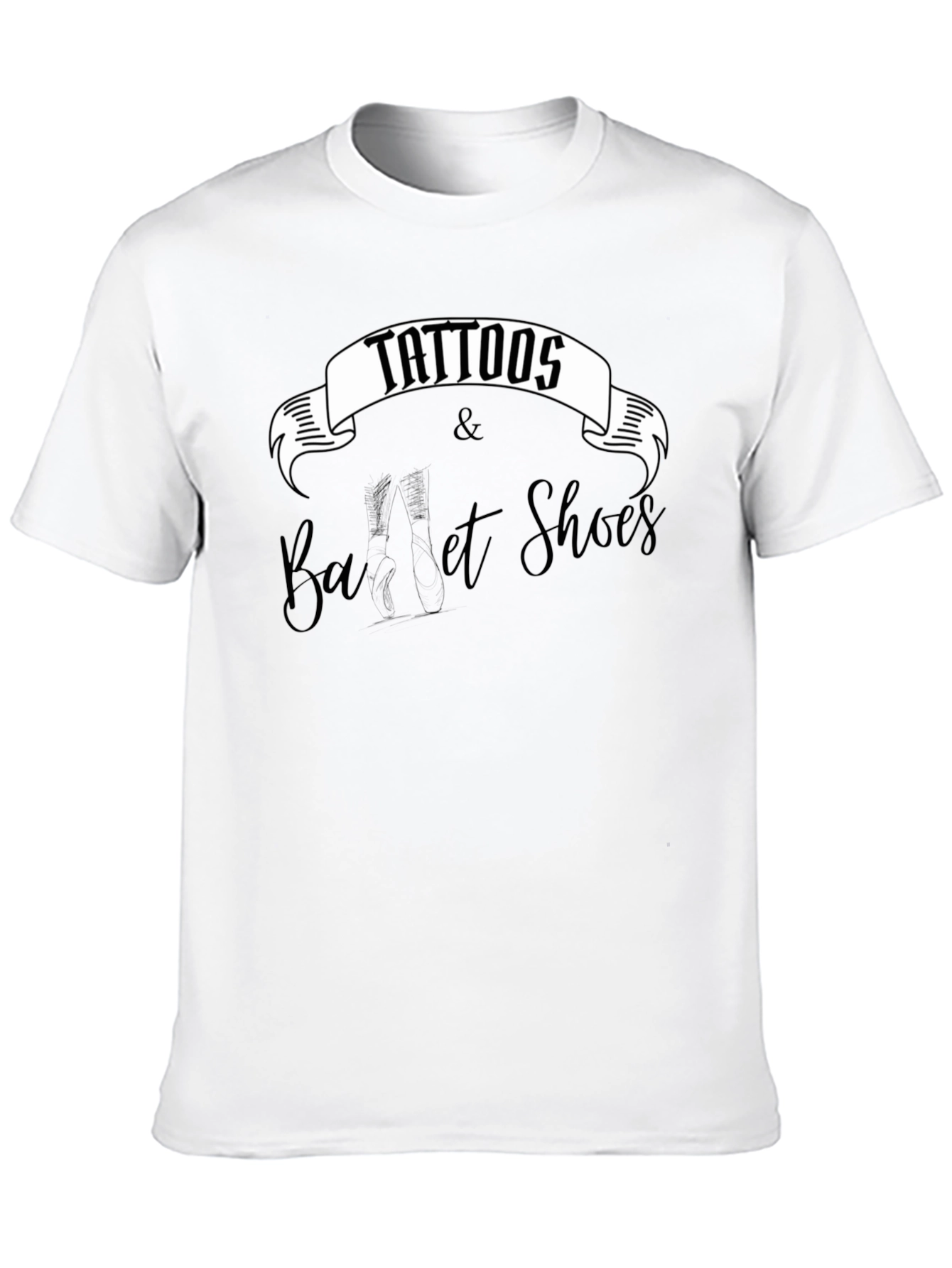 Tattoos & Ballet Shoes Graphic Tee