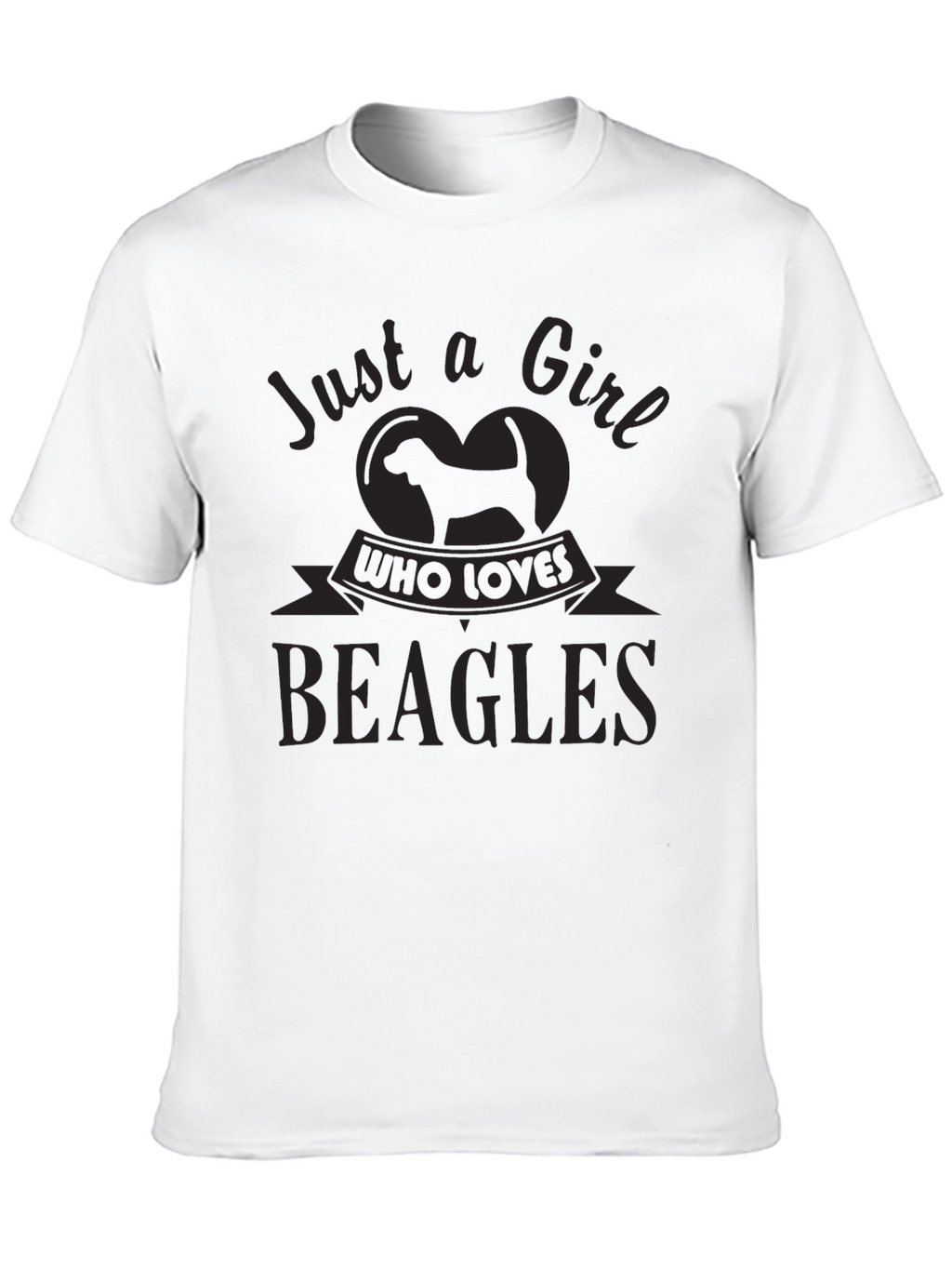 Just a Girl Who Loves Beagles T-Shirt