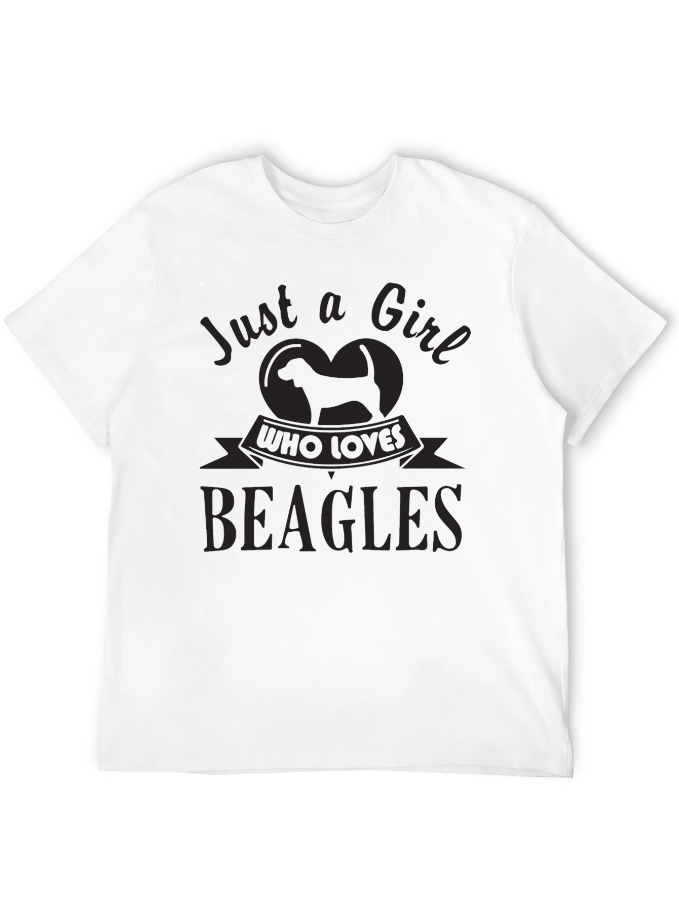 Just a Girl Who Loves Beagles T-Shirt