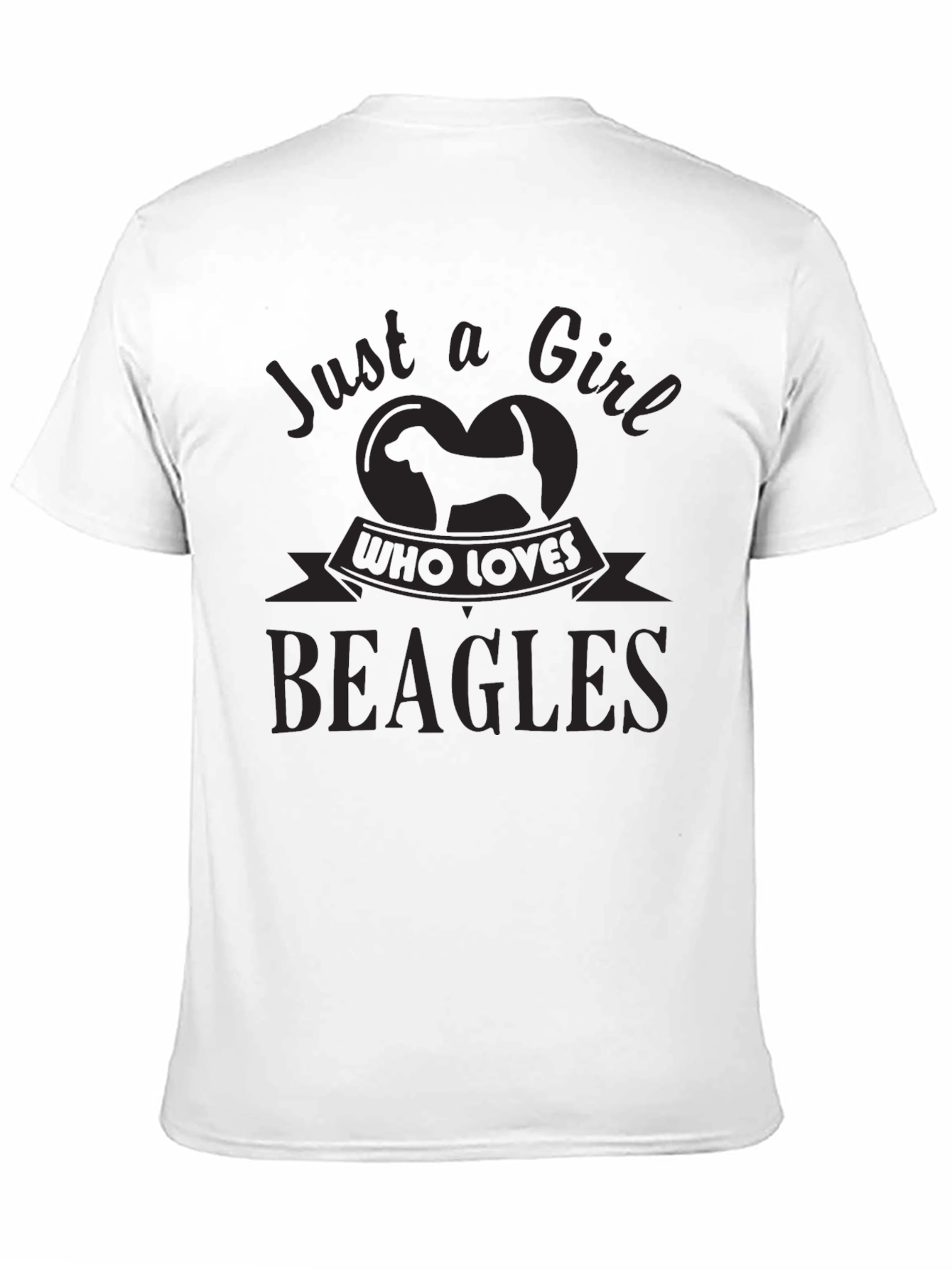 Just a Girl Who Loves Beagles T-Shirt