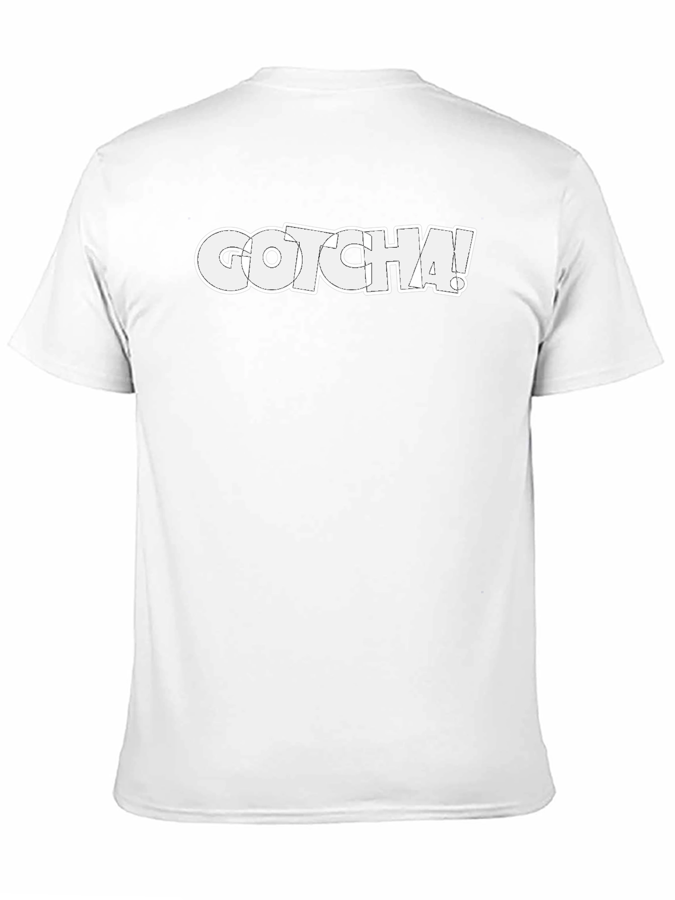 Gotcha! Graphic Print Crew Neck T-Shirt