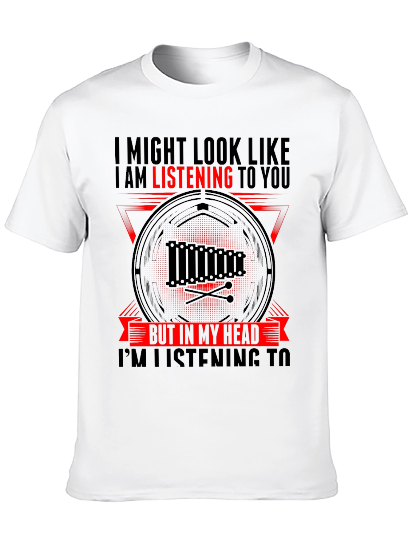 Marimba Mind T-Shirt: Musicians Inner World Tee