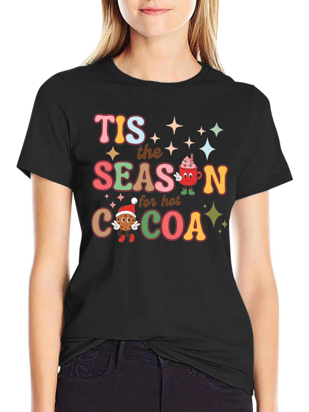Tis the Season Hot Cocoa Graphic Tee