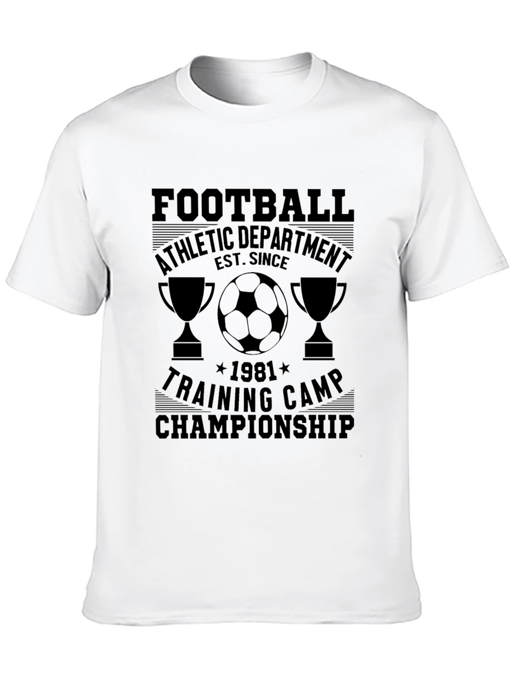 Football Athletic Department Black Graphic Tee