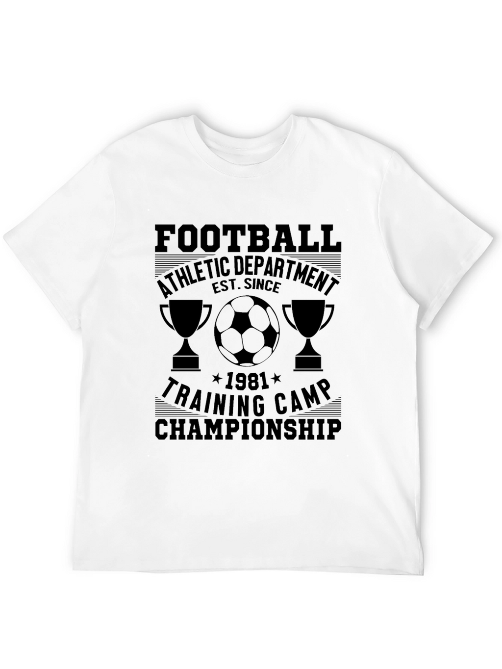 Football Athletic Department Black Graphic Tee
