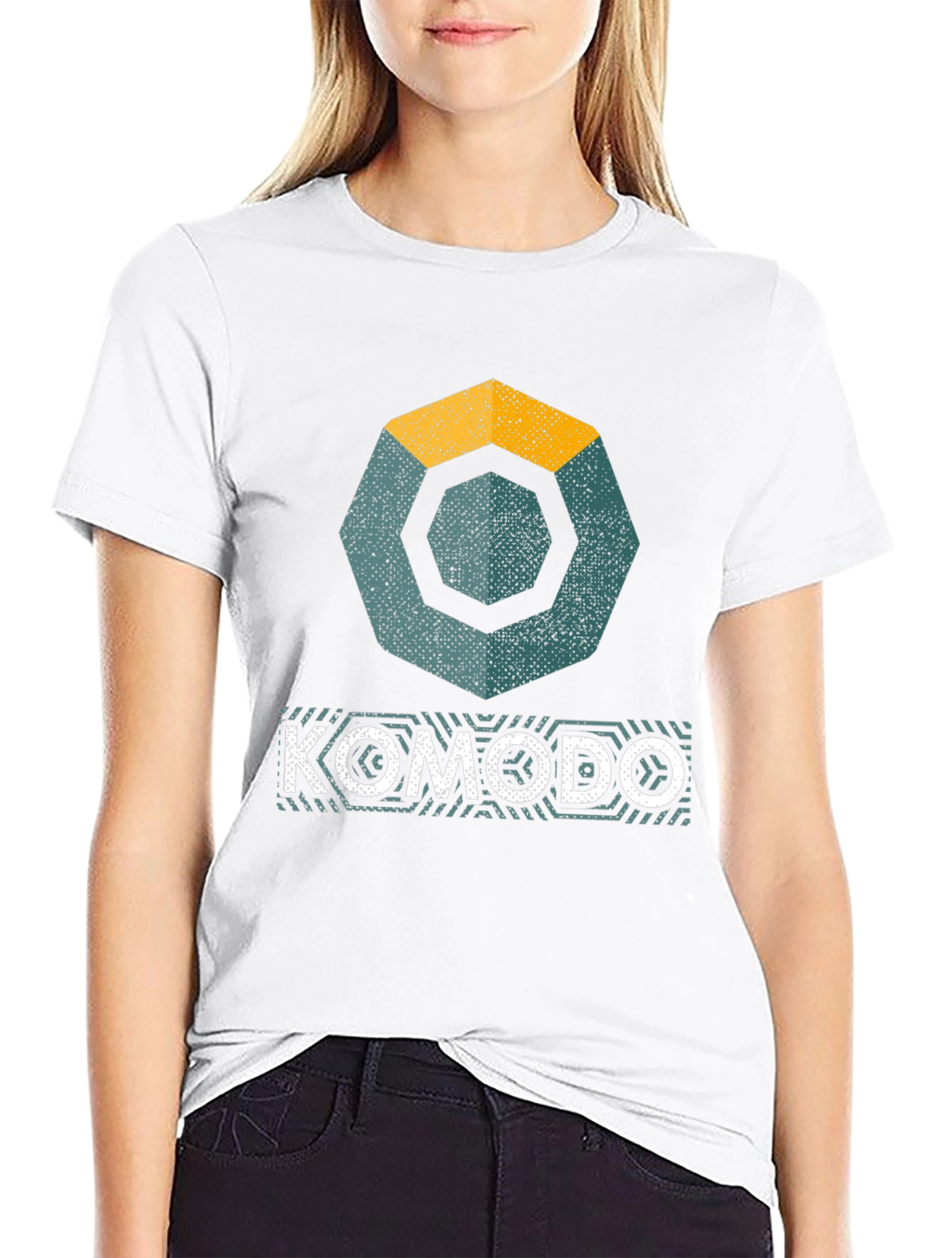 Komodo Graphic Tee - Modern Crypto T-Shirt