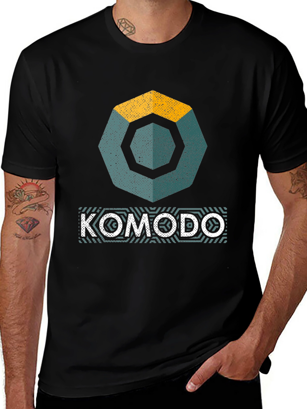 Komodo Graphic Tee - Modern Crypto T-Shirt