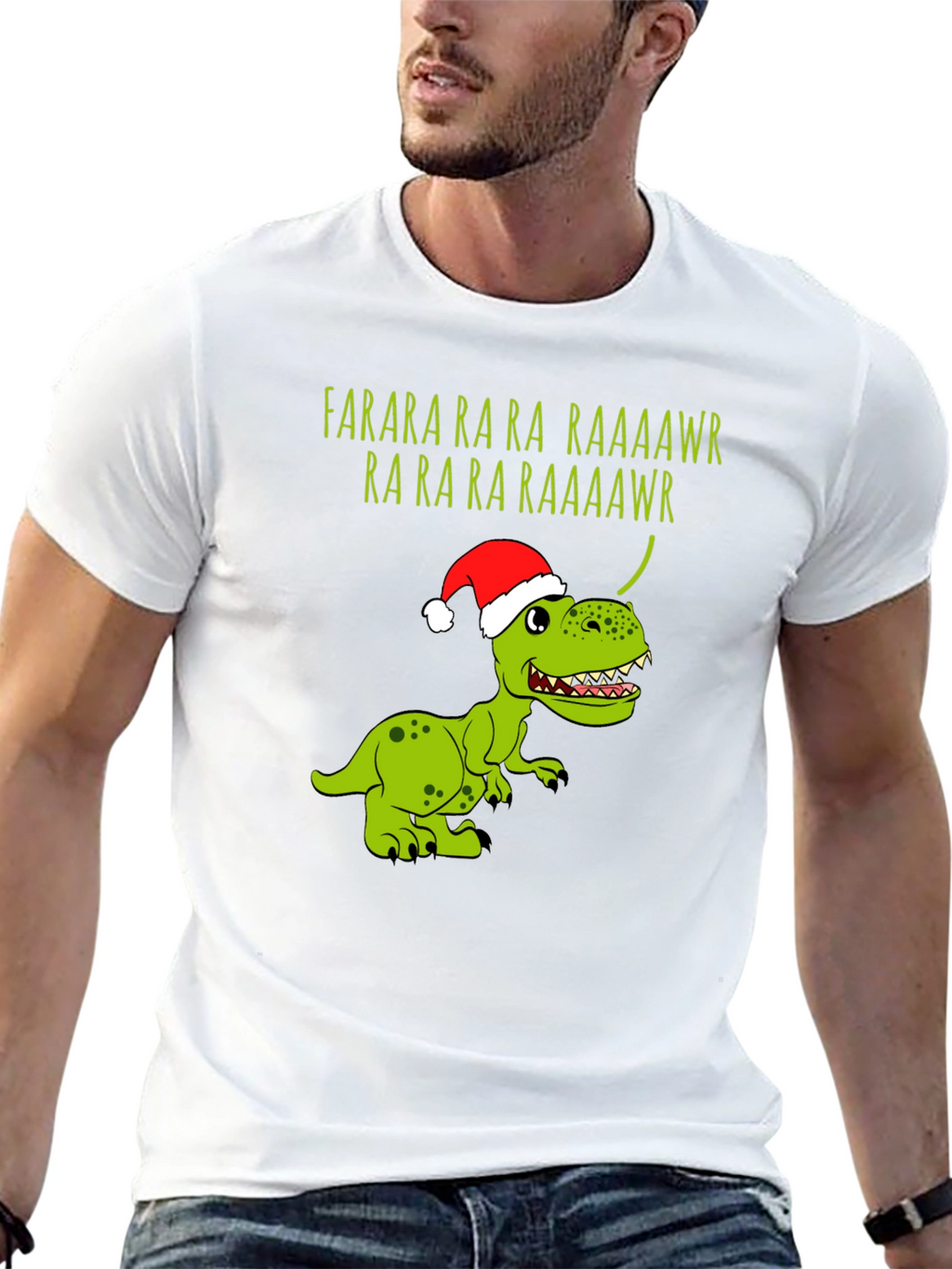 Festive Dinosaur Farara T-Shirt