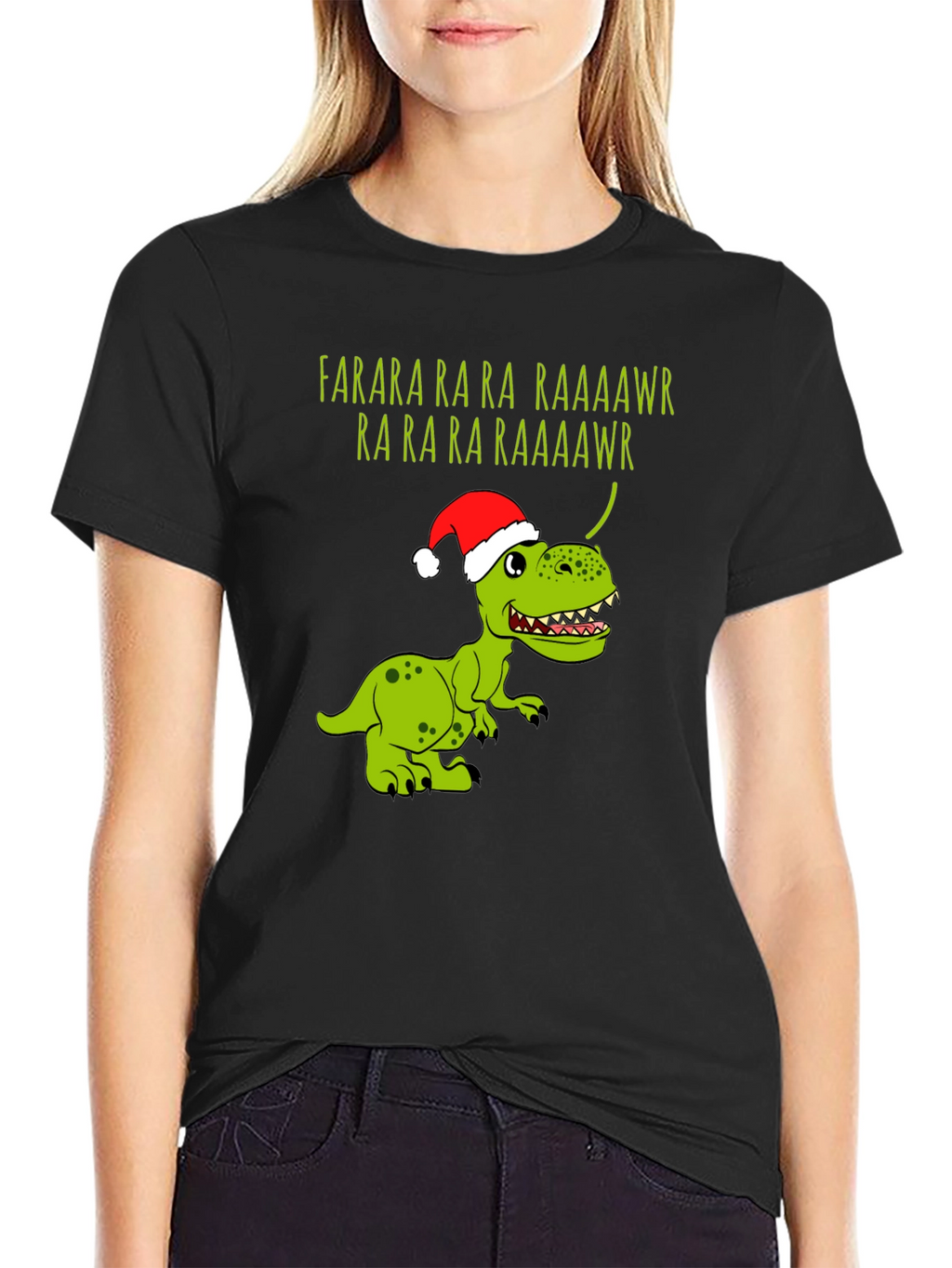 Festive Dinosaur Farara T-Shirt