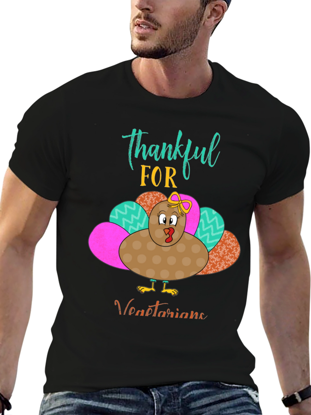 Thankful for Vegetarians Turkey T-Shirt