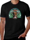 Buffalo Rainbow Graphic Tee - Western Style