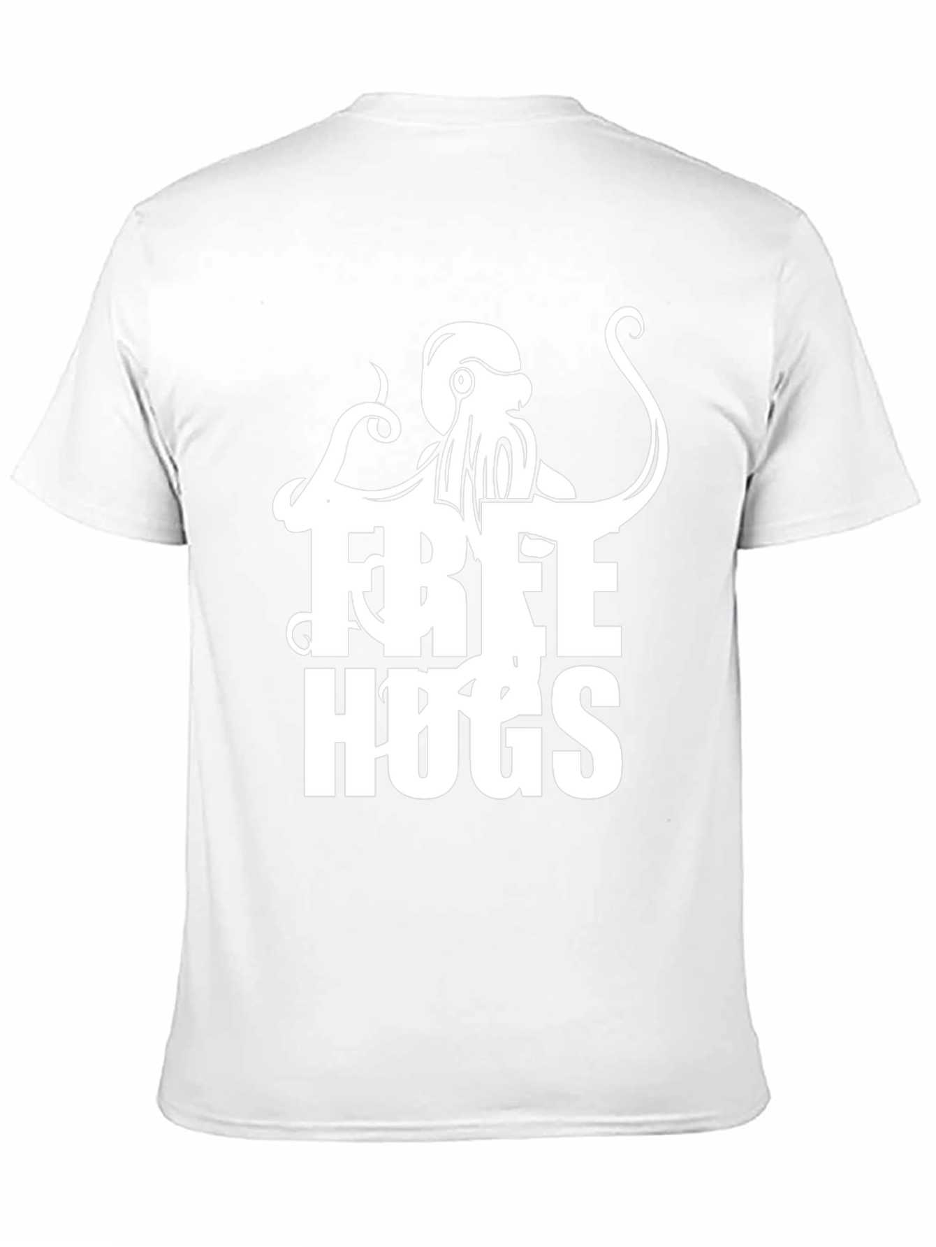 Free Hugs Octopus Graphic Tee - Unisex Black T-Shirt