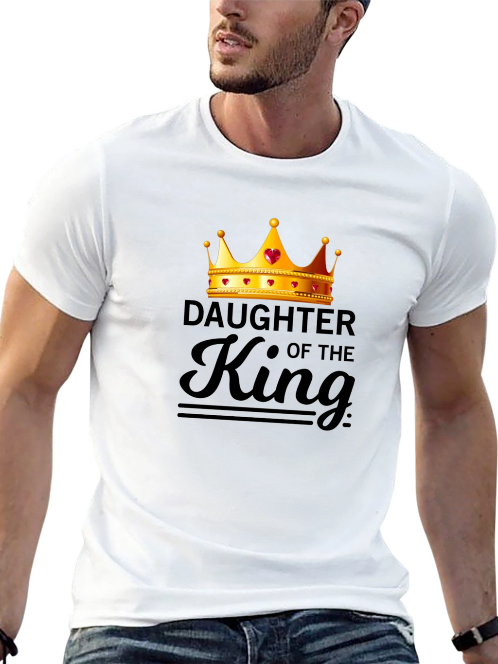 Daughter of the King Graphic Tee - Black
