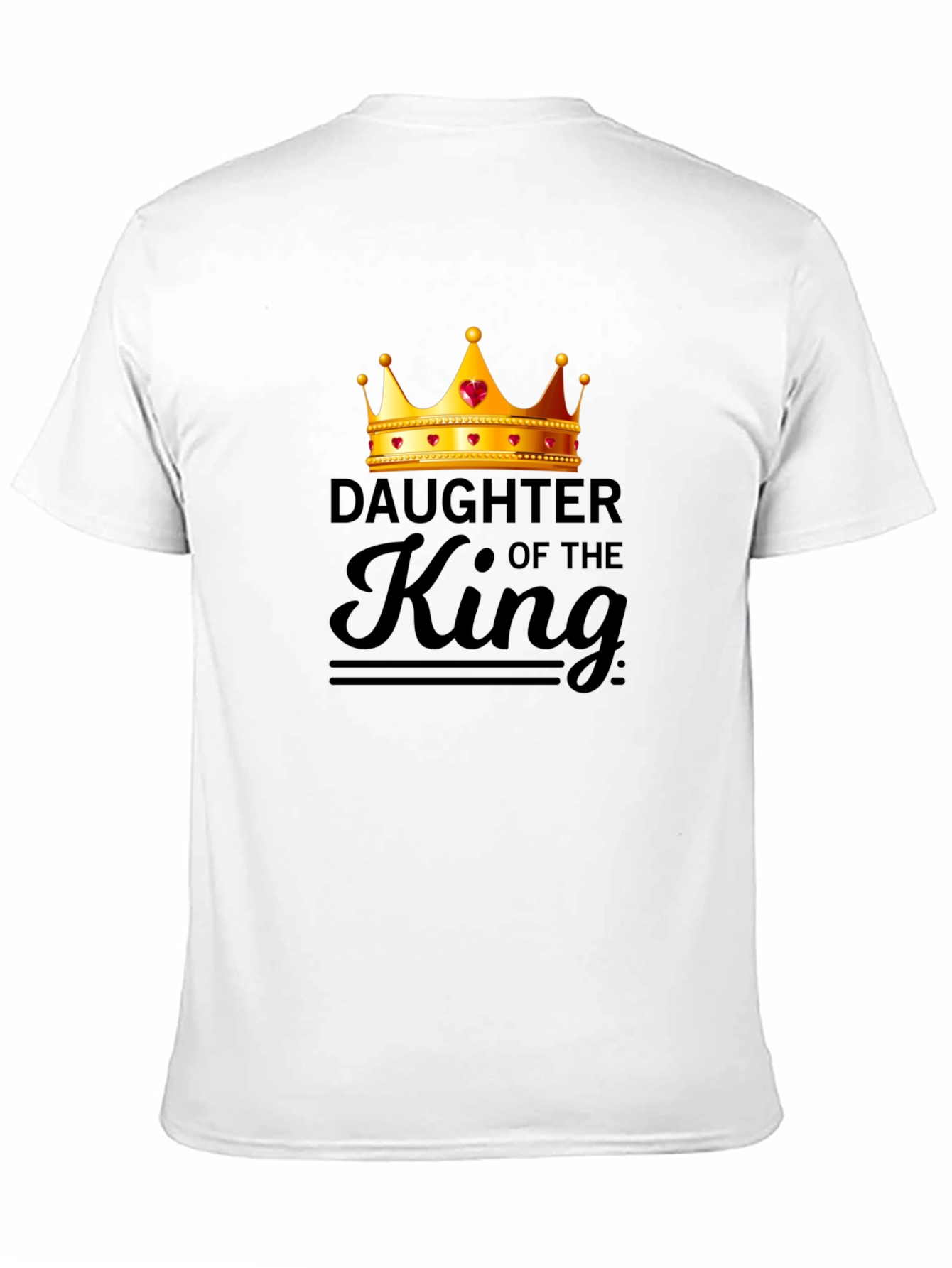 Daughter of the King Graphic Tee - Black
