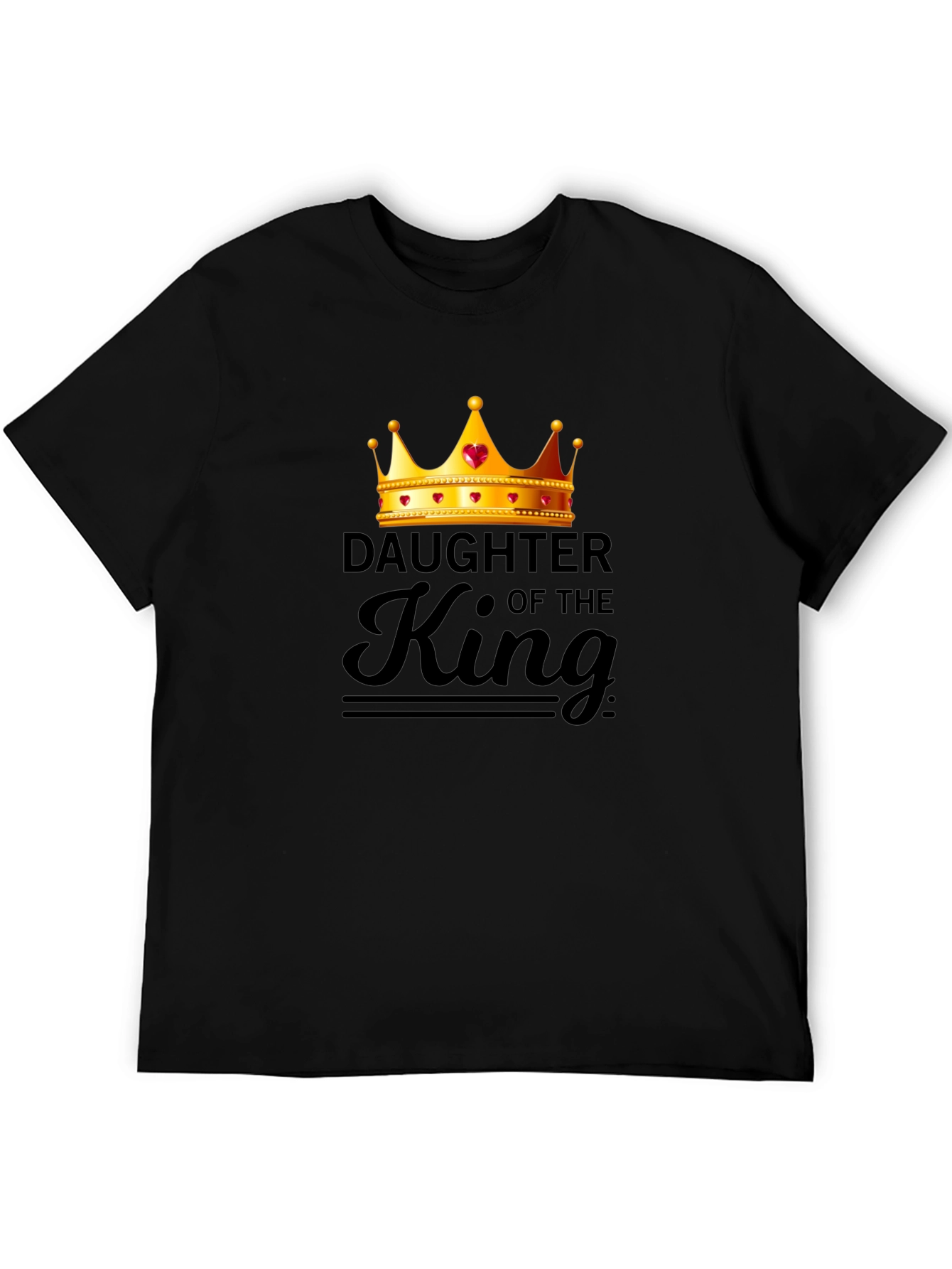 Daughter of the King Graphic Tee - Black