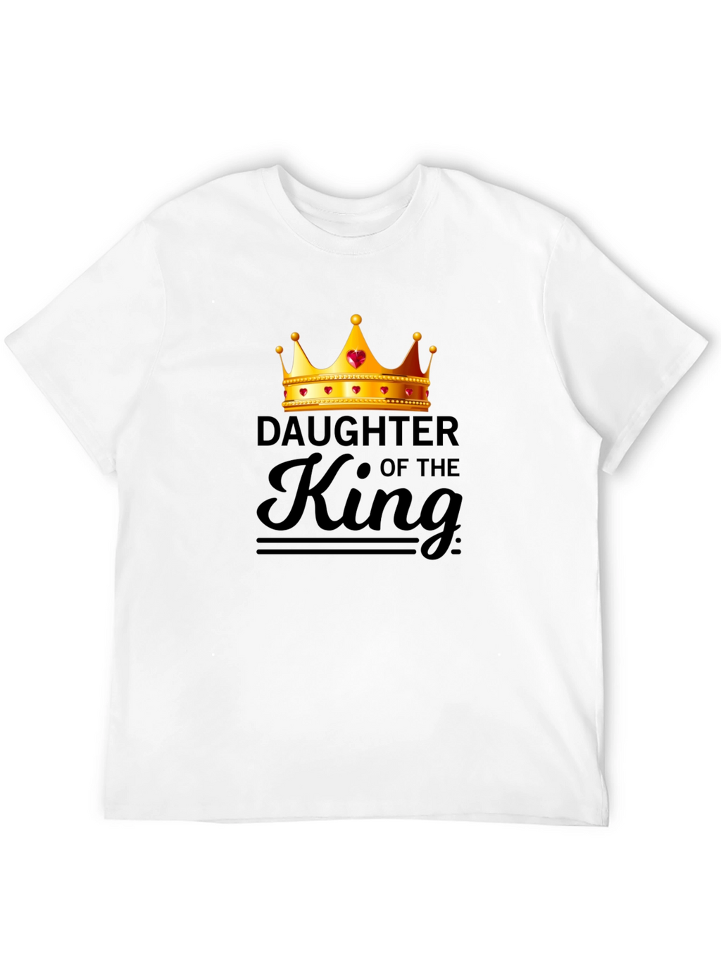 Daughter of the King Graphic Tee - Black