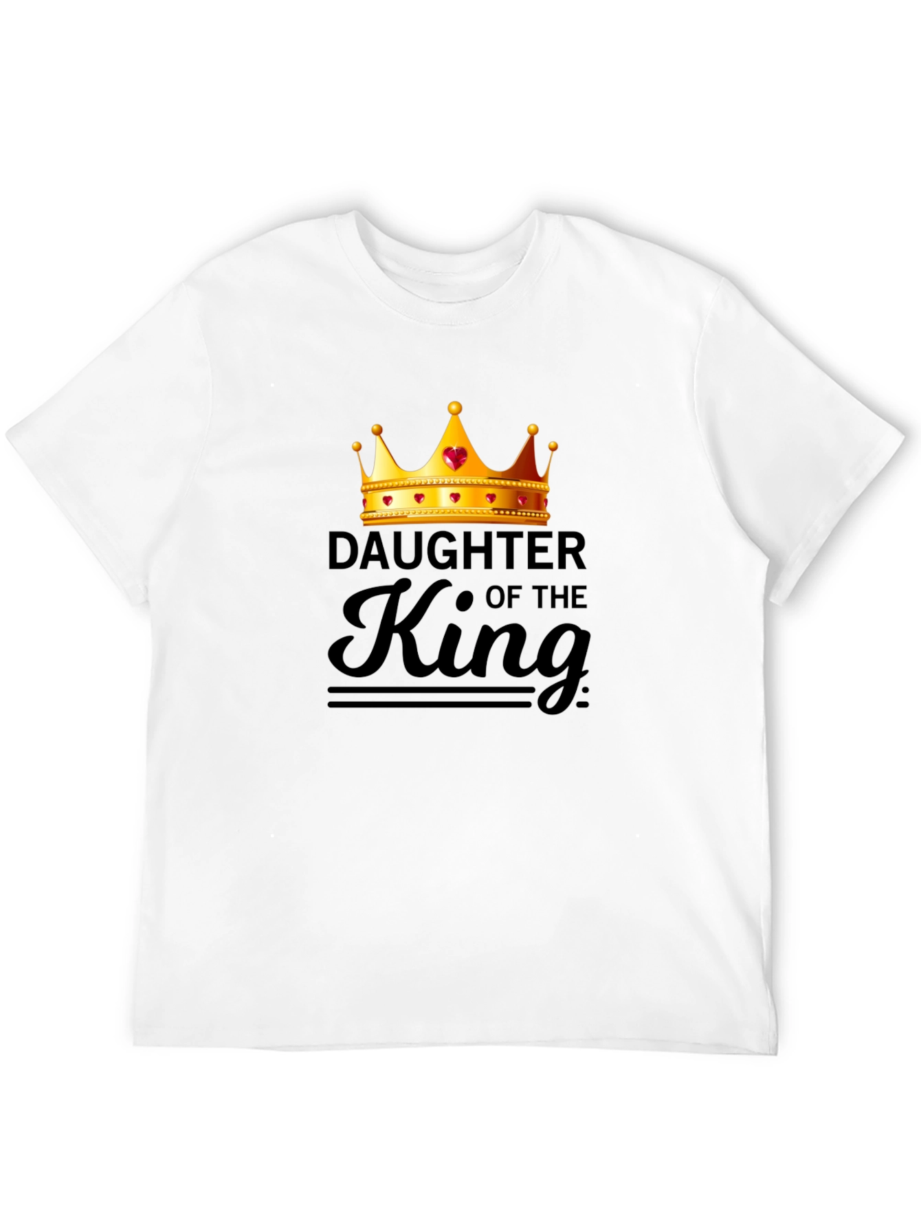 Daughter of the King Graphic Tee - Black