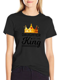Daughter of the King Graphic Tee - Black